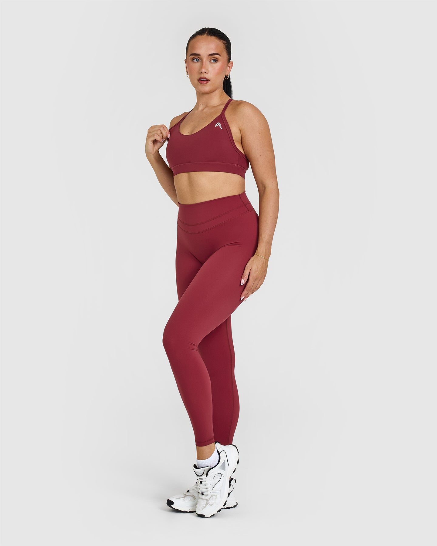 UnifiedMove High Waisted Leggings | Burnt Cherry - Image 3