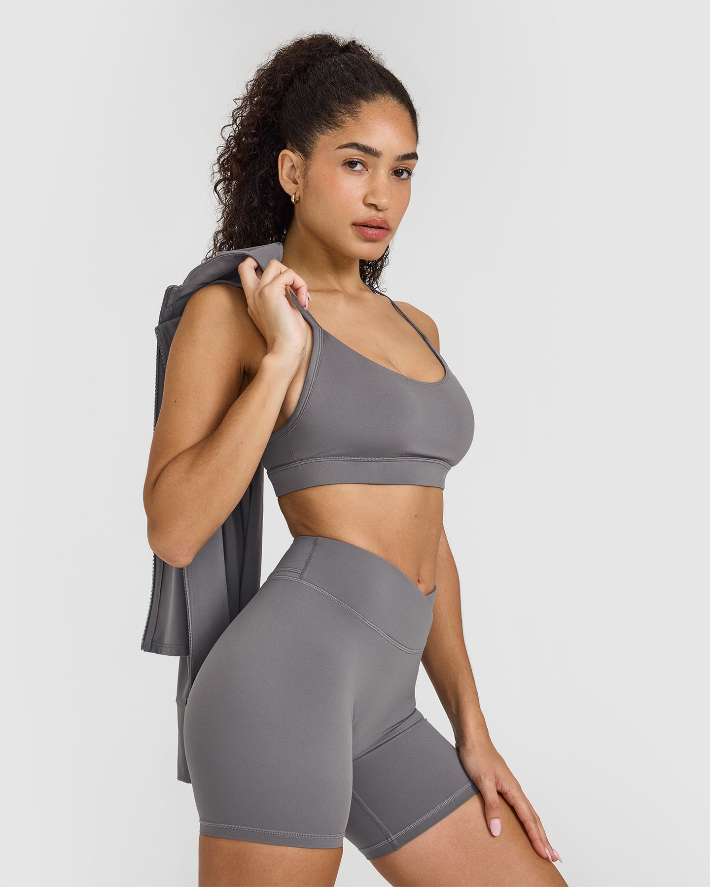 UnifiedMove Wrap Shorts 6" | Ash Grey - Image 6