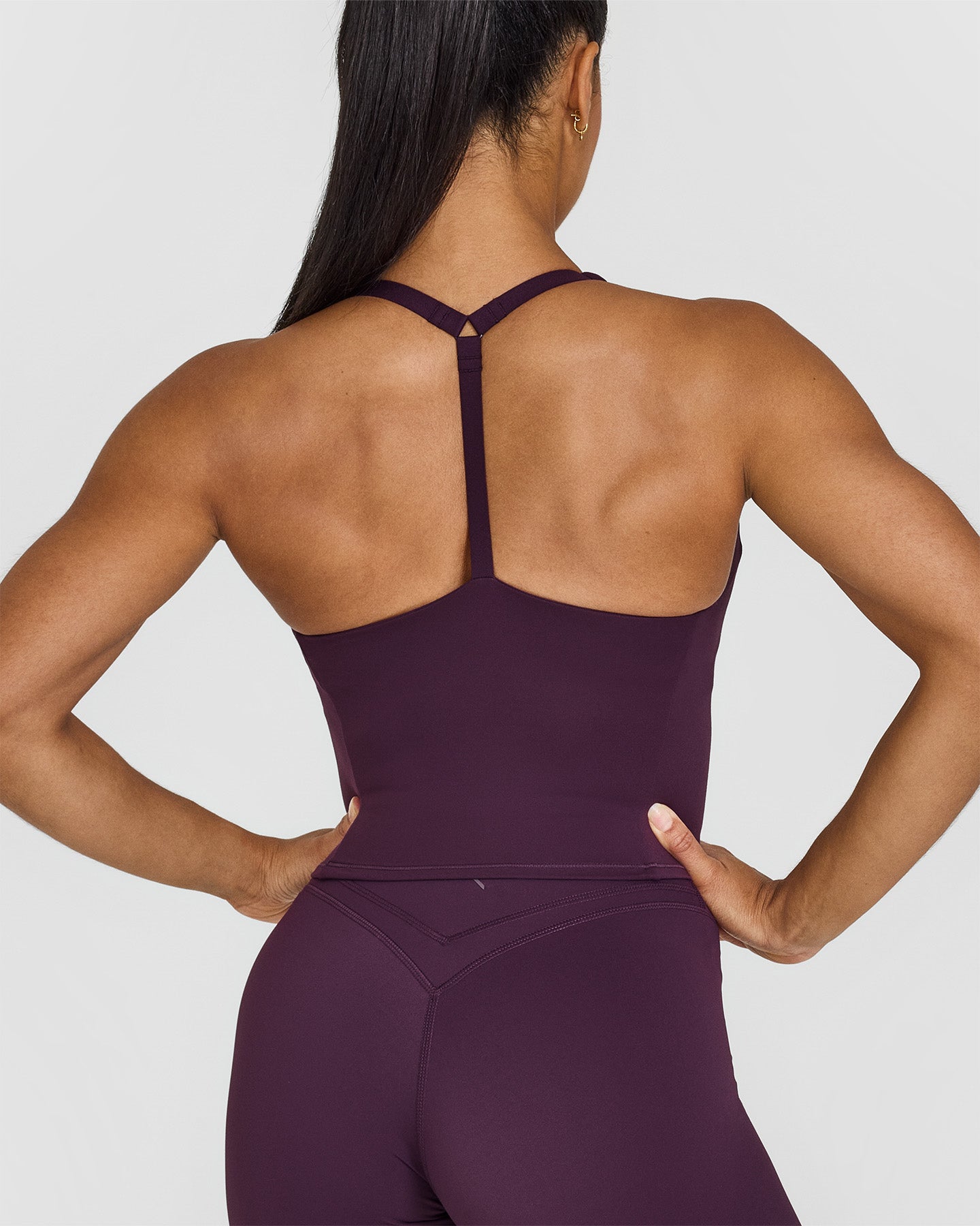 Timeless Square Neck Mid Vest | Blackberry Purple - Image 5