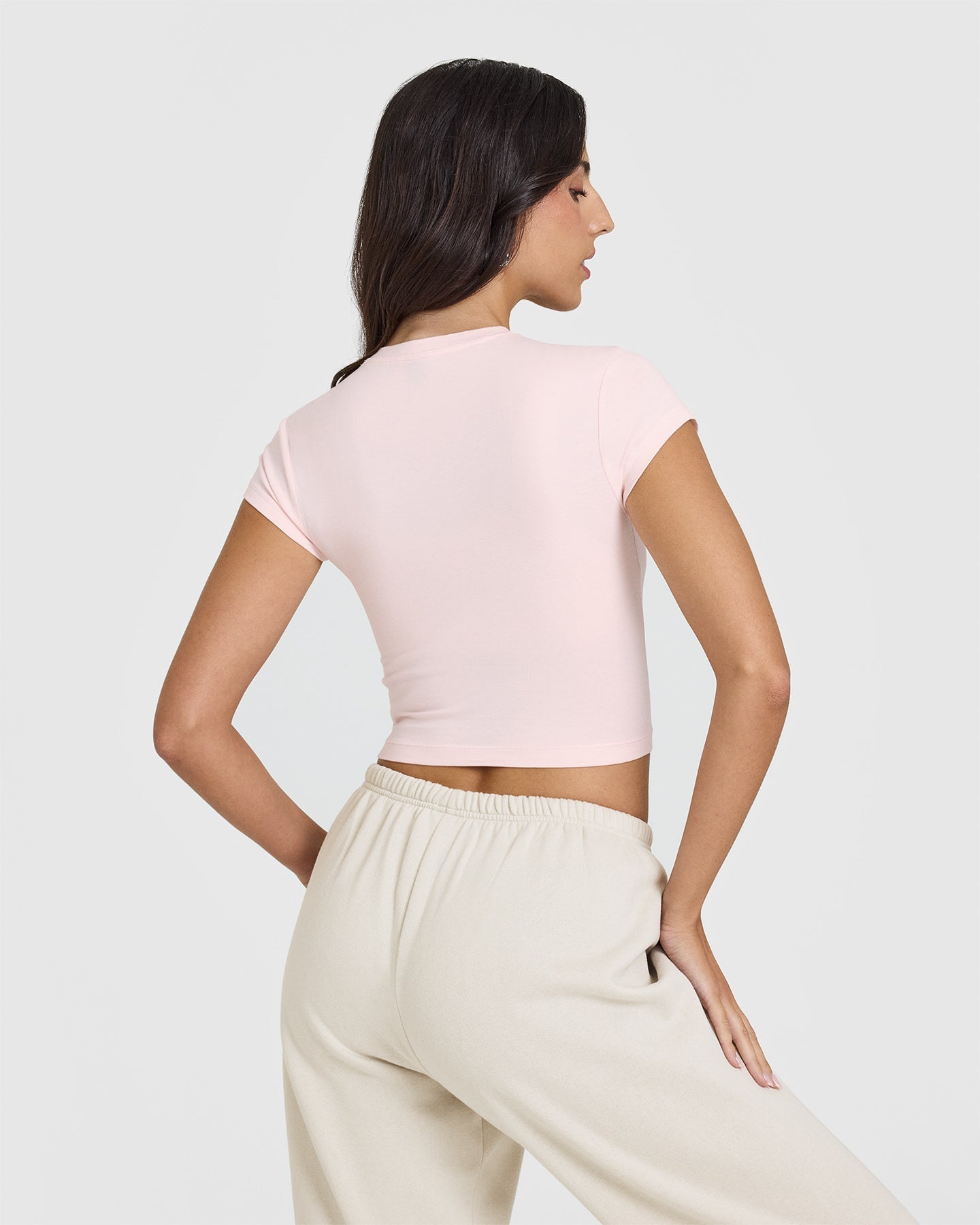 Alternative view of Cotton Icon Baby T-Shirt | Washed Ballet Pink
