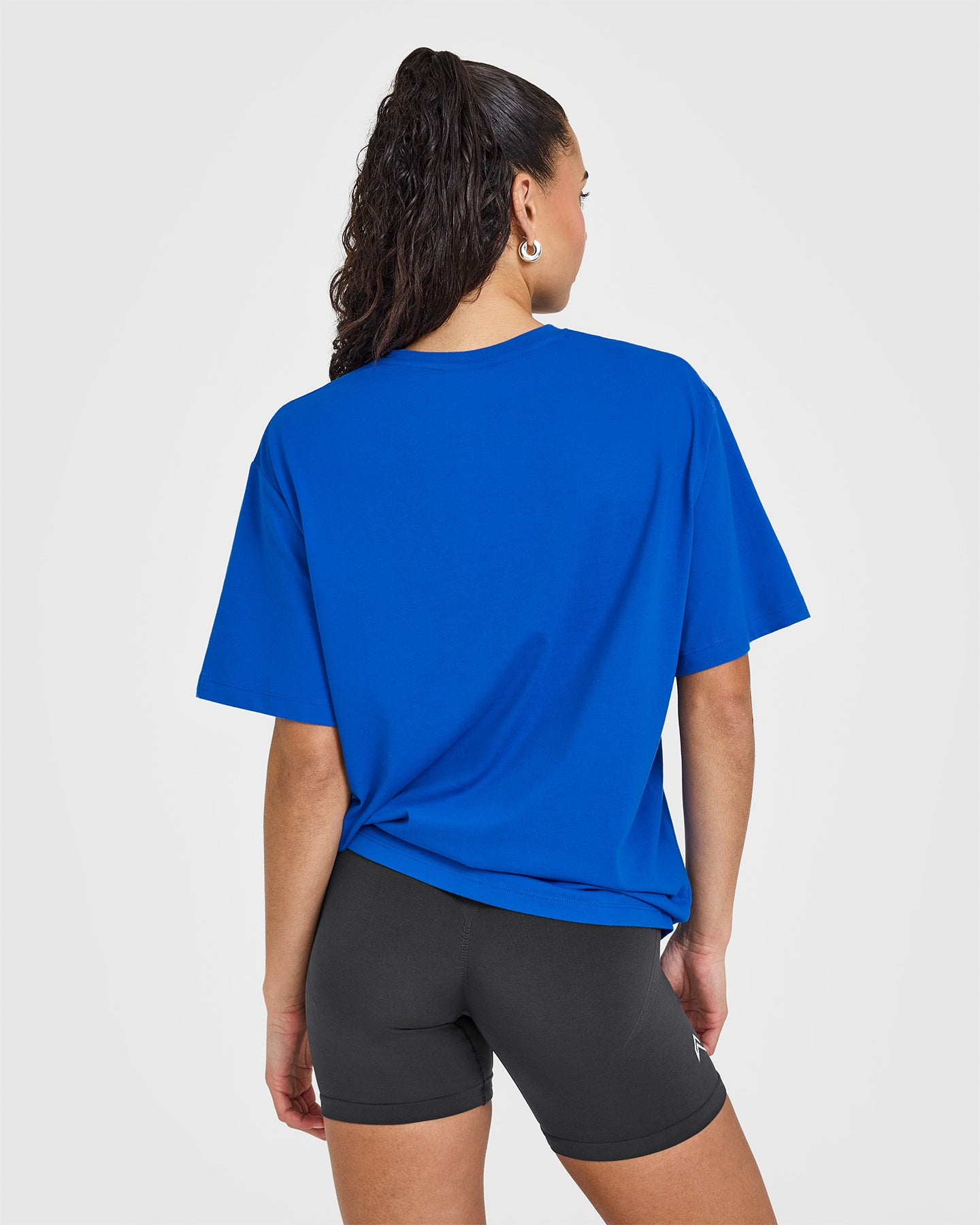 Alternative view of Classic Oversized Lightweight T-Shirt | Cobalt