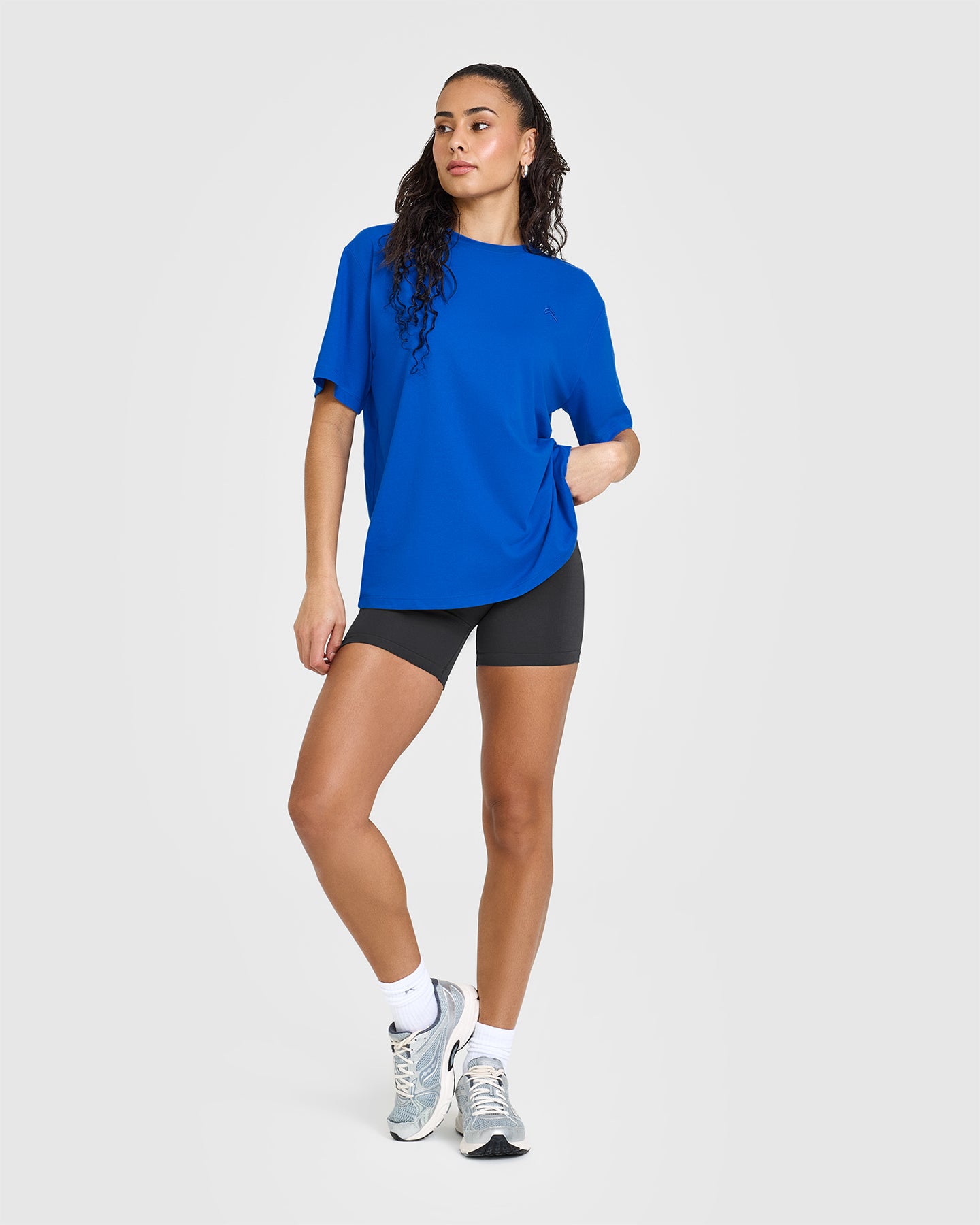 Classic Oversized Lightweight T-Shirt | Cobalt - Image 3