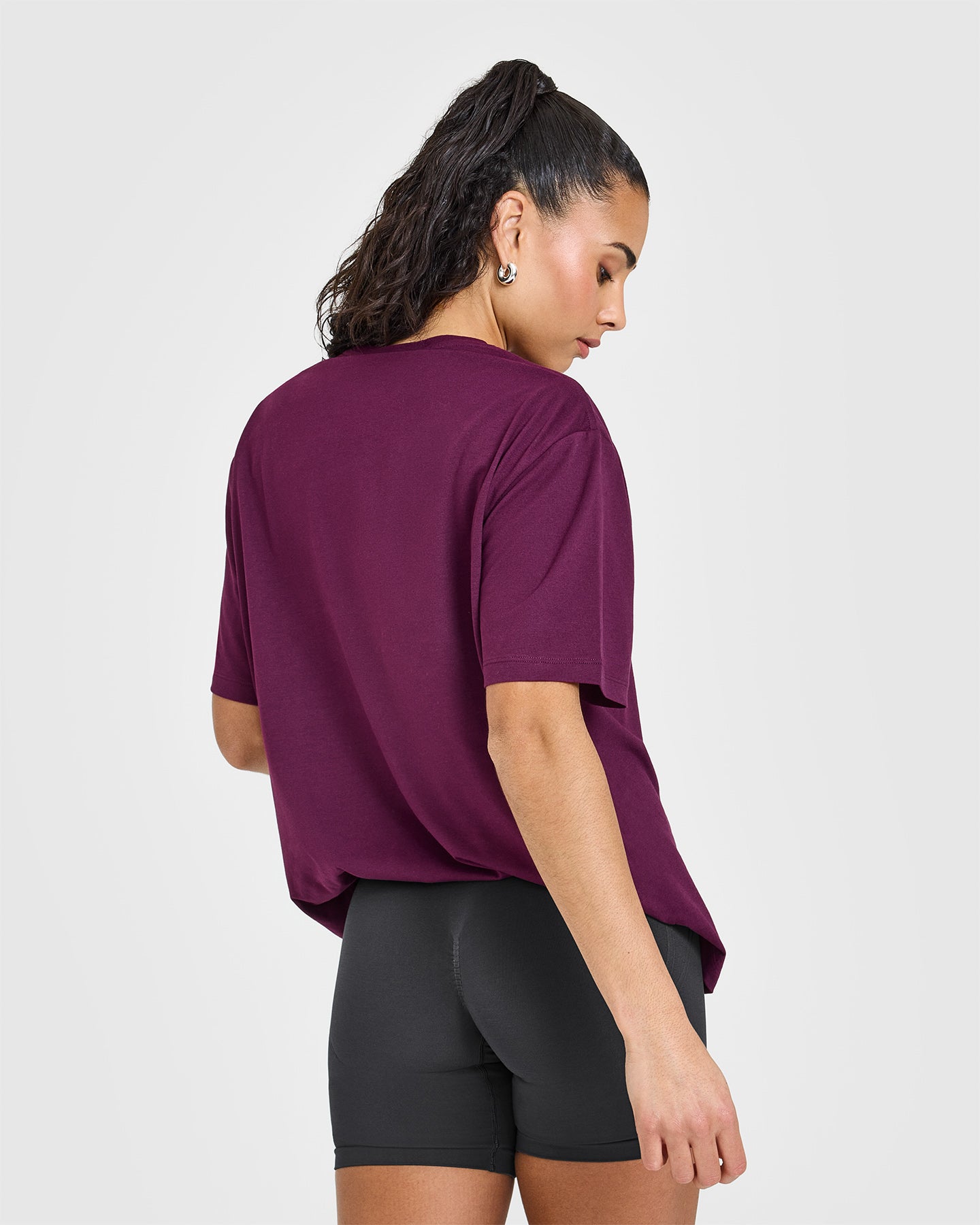 Alternative view of Classic Oversized Lightweight T-Shirt | Ripe Fig