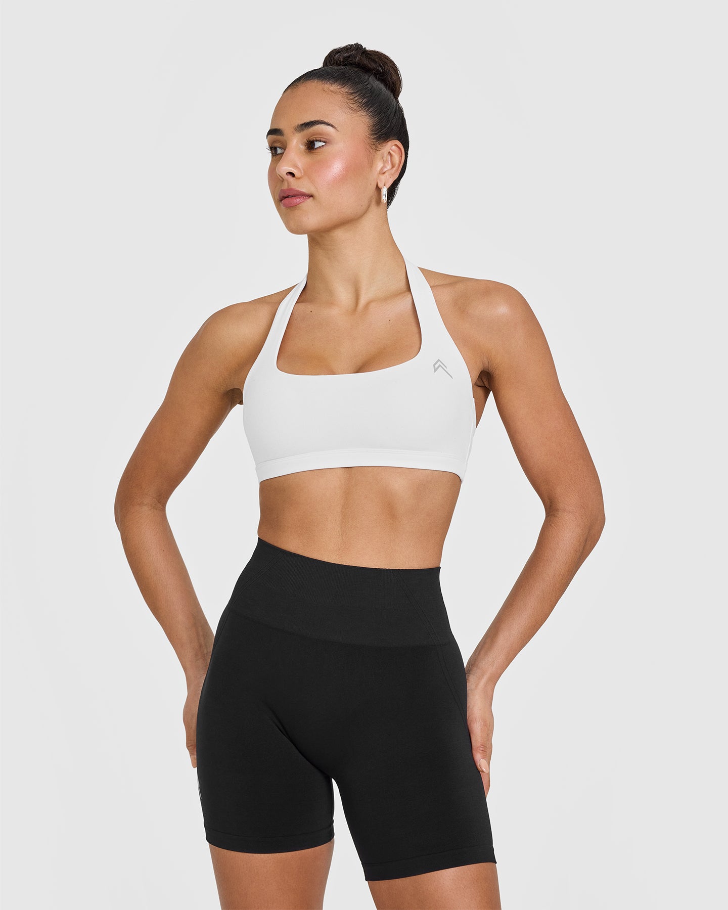 EasyLift Halter Bralette | White