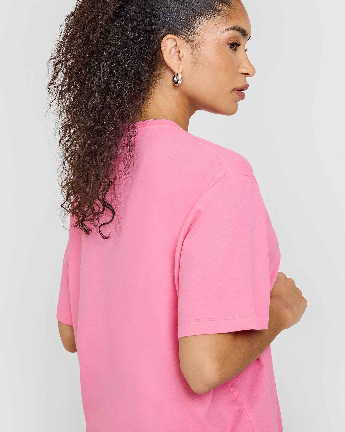 Classic Oversized Lightweight T-Shirt | Peony Pink - Image 5