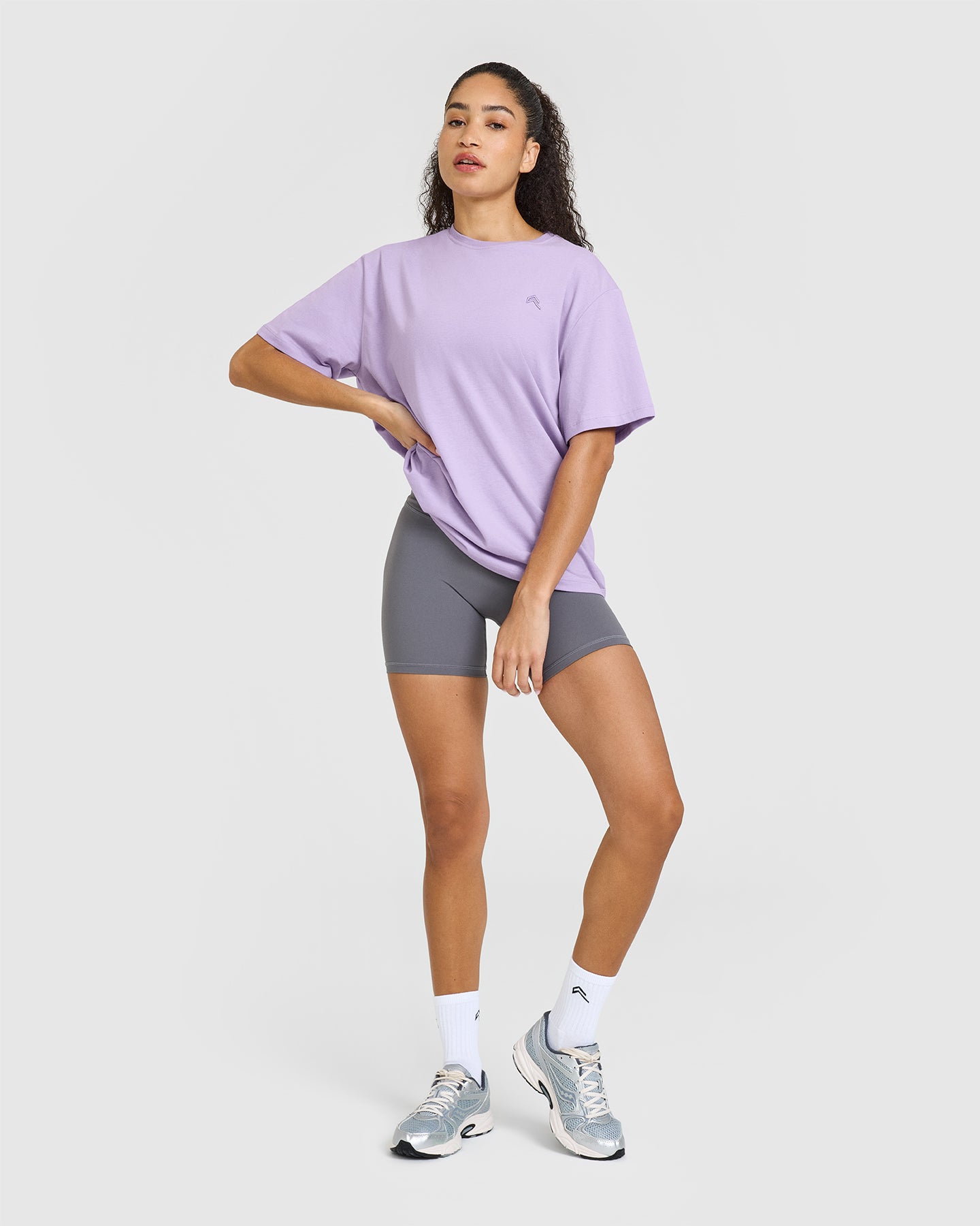 Classic Oversized Lightweight T-Shirt | Wisteria Purple - Image 3