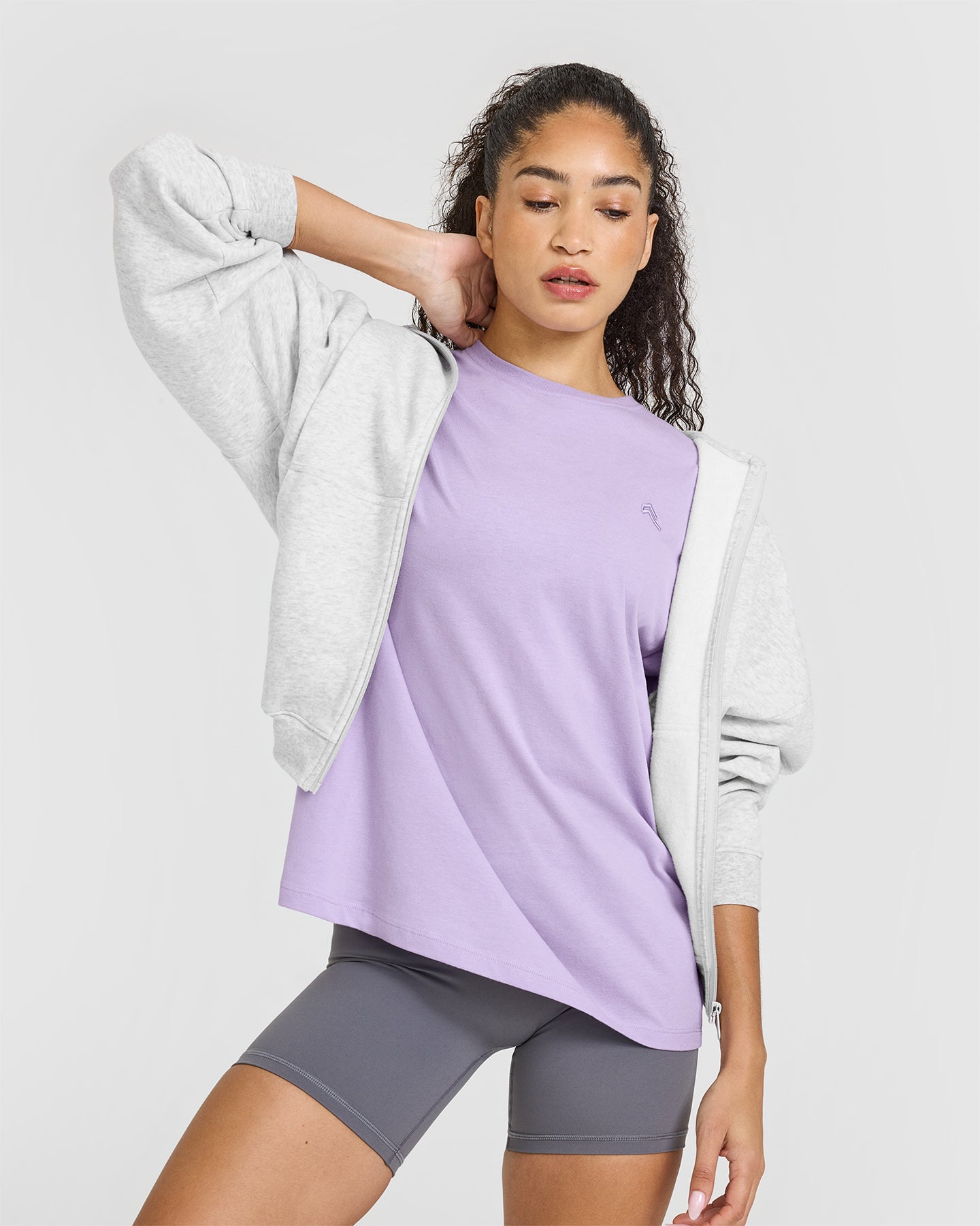 Classic Oversized Lightweight T-Shirt | Wisteria Purple - Image 6