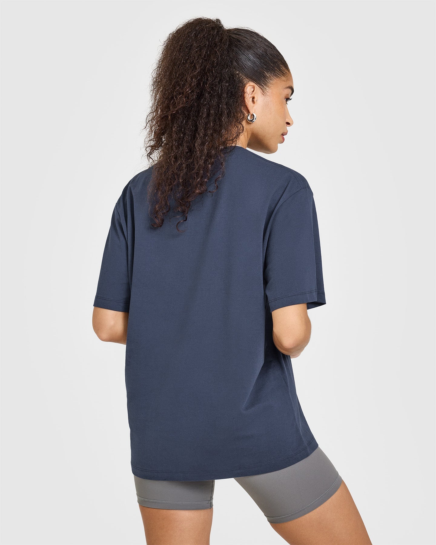 Alternative view of Classic Oversized Lightweight T-Shirt | True Blue