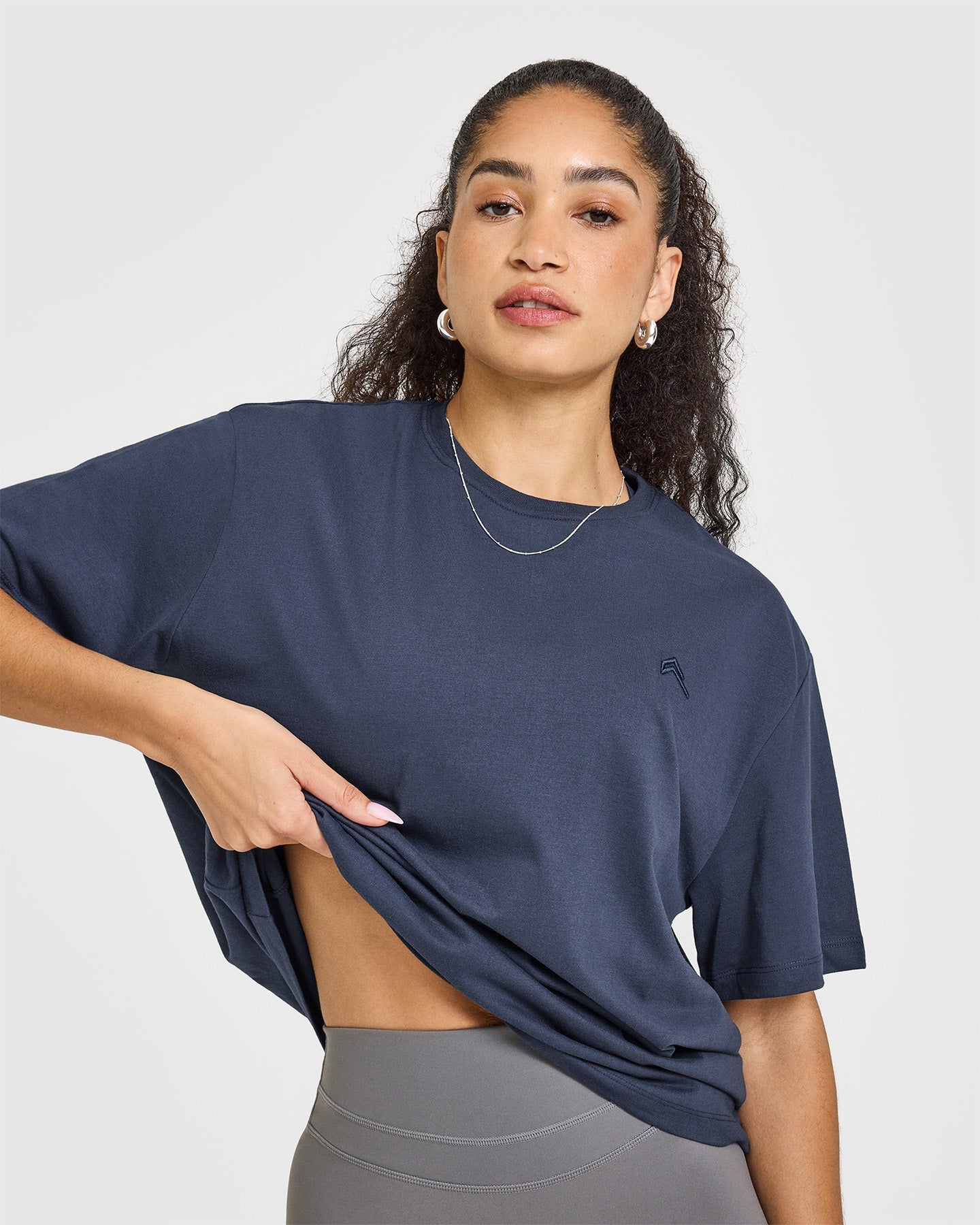 Classic Oversized Lightweight T-Shirt | True Blue - Image 4