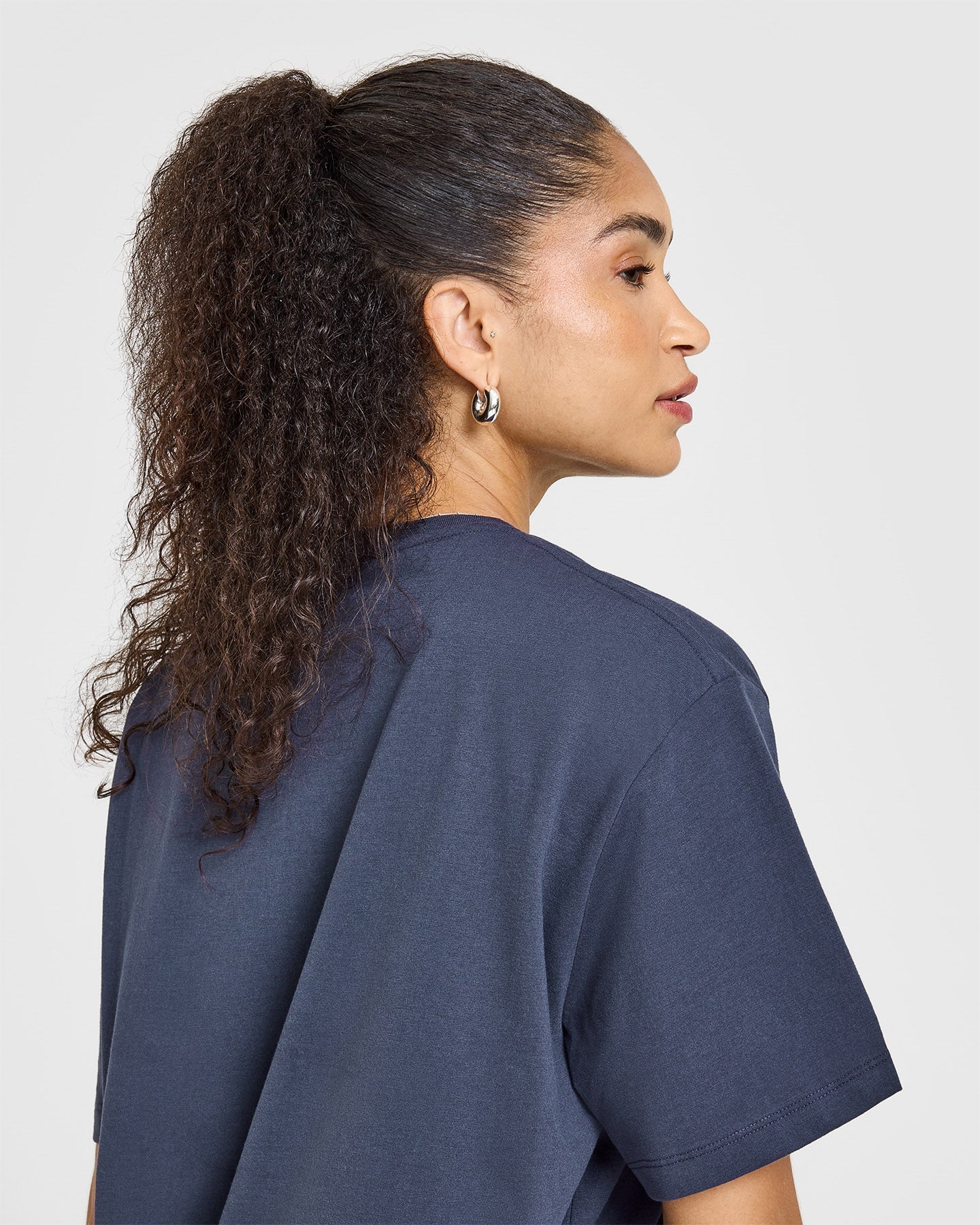 Classic Oversized Lightweight T-Shirt | True Blue - Image 5