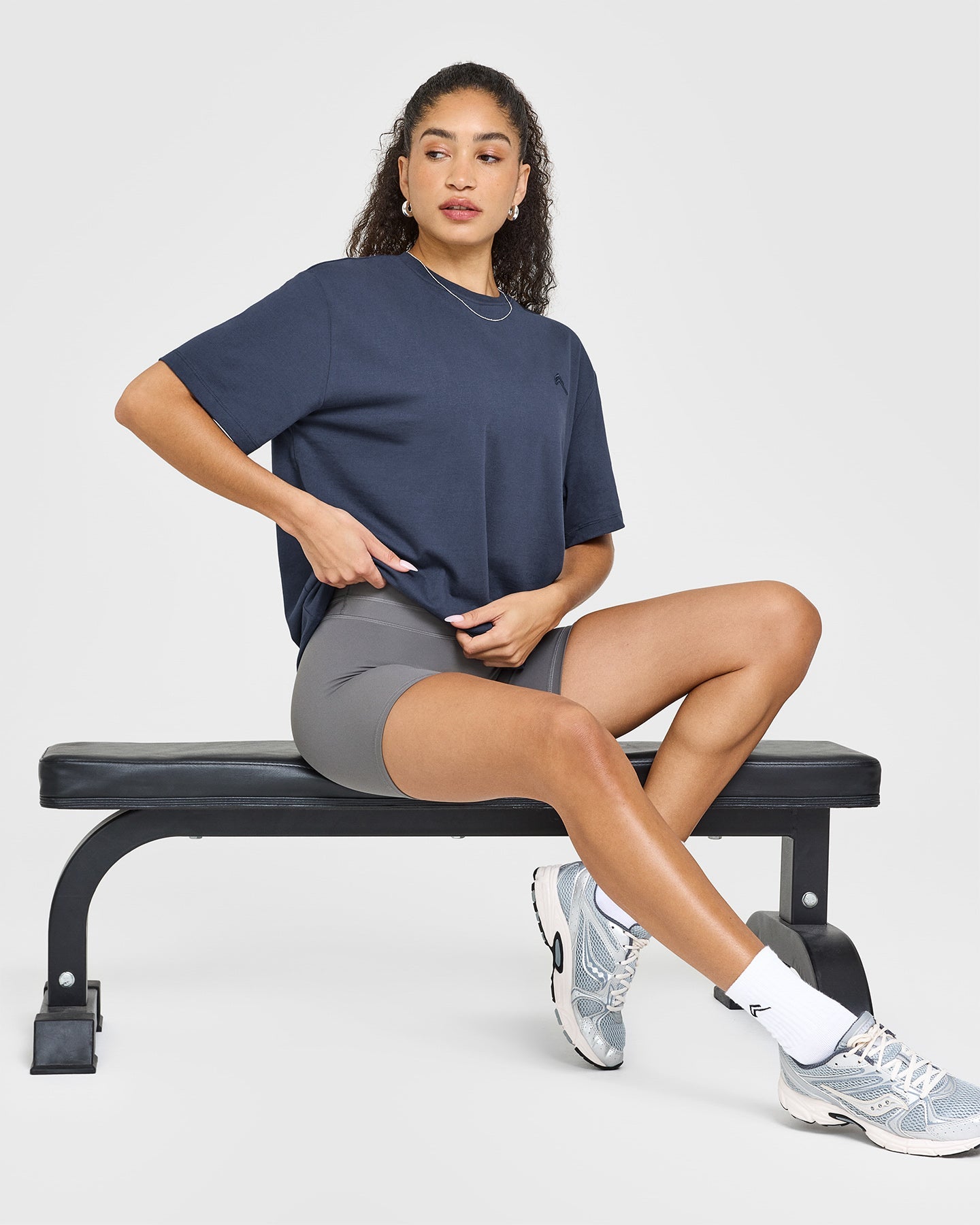 Classic Oversized Lightweight T-Shirt | True Blue - Image 6