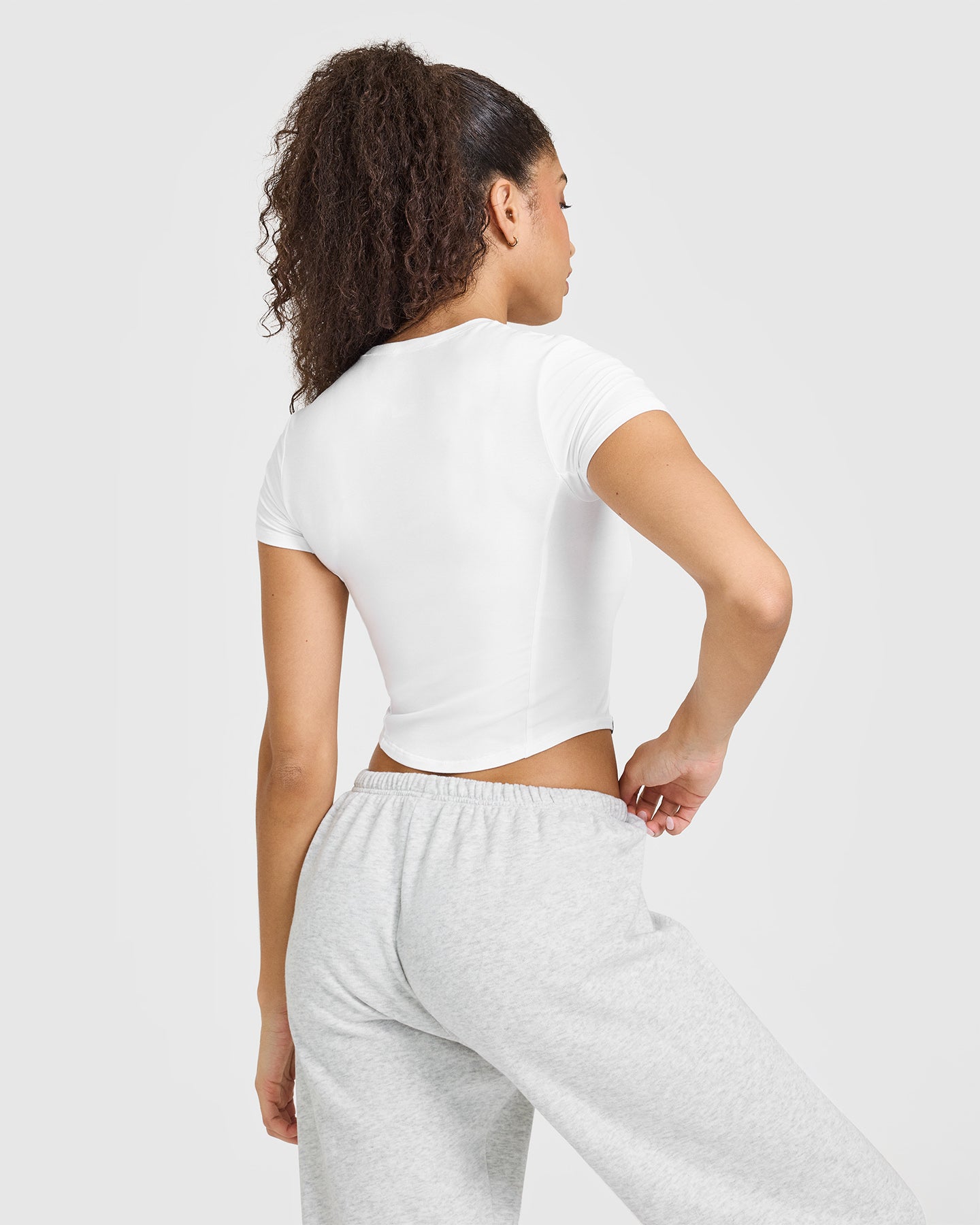 Alternative view of Mellow Soft Mid Short Sleeve T-Shirt | White
