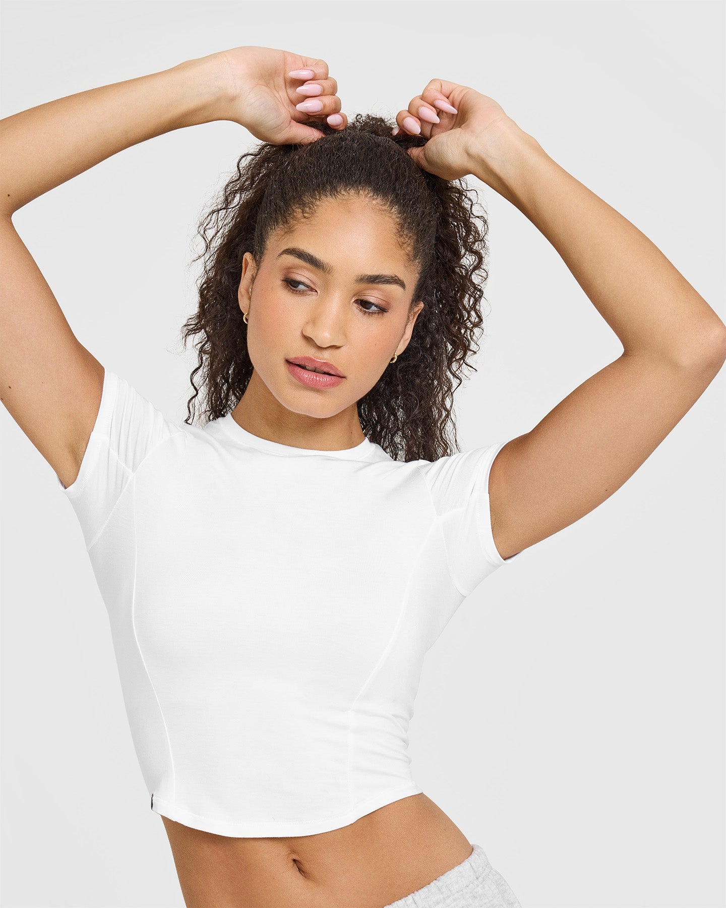 Mellow Soft Mid Short Sleeve T-Shirt | White - Image 5