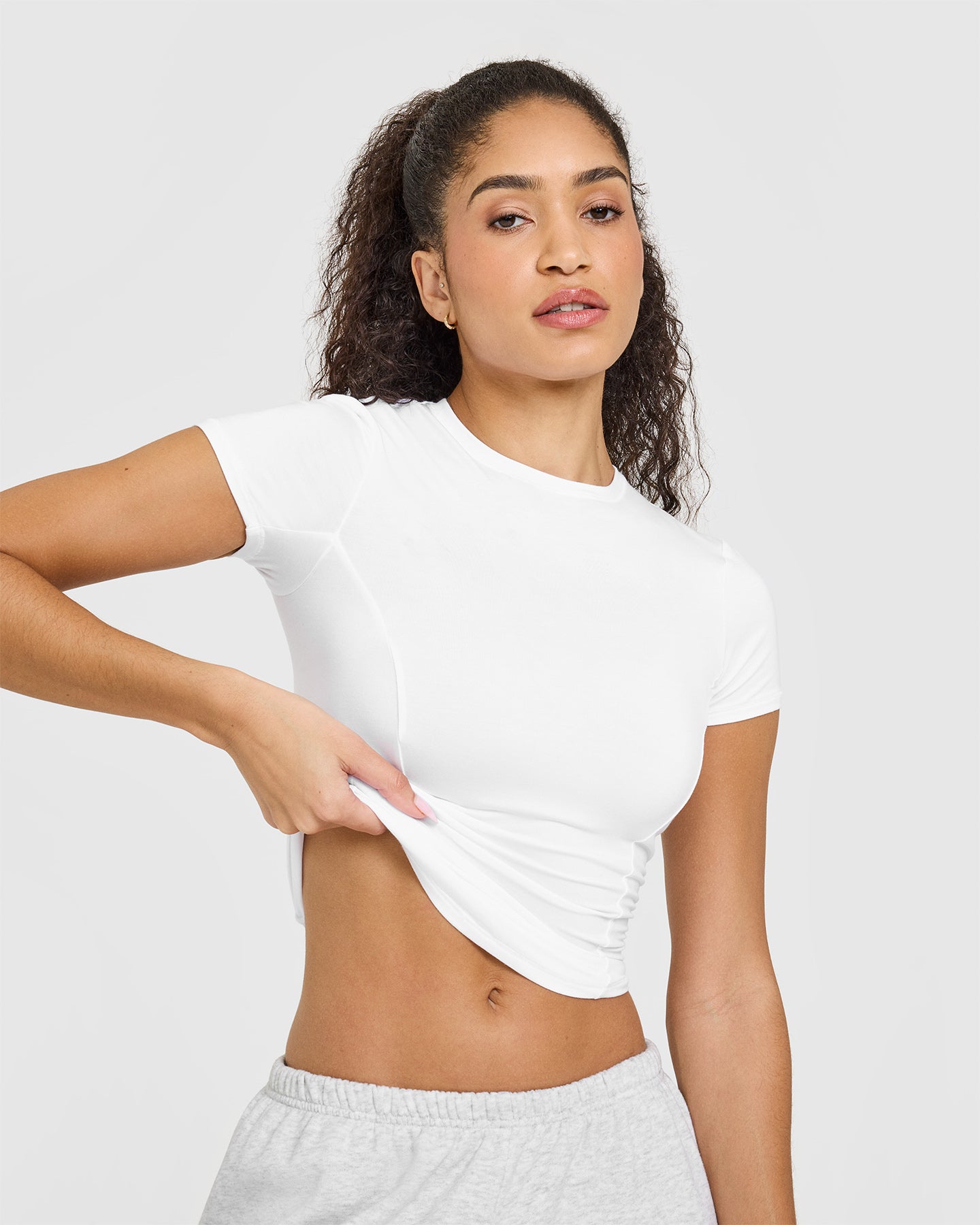 Mellow Soft Short Sleeve T-Shirt | White - Image 5