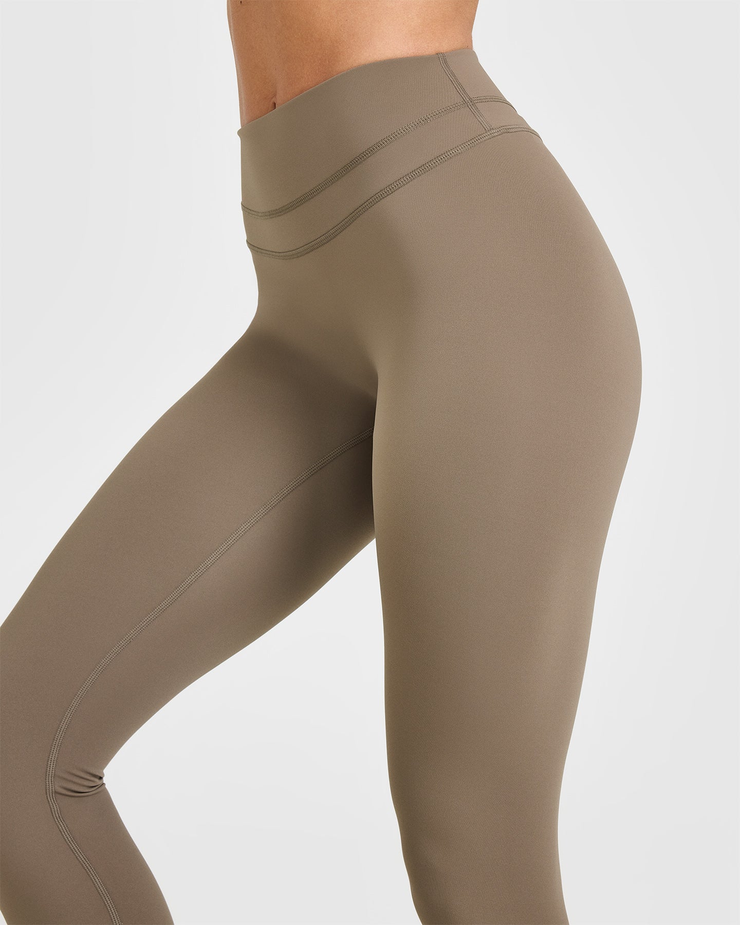 UnifiedMove High Waisted Leggings | Moss Brown - Image 4
