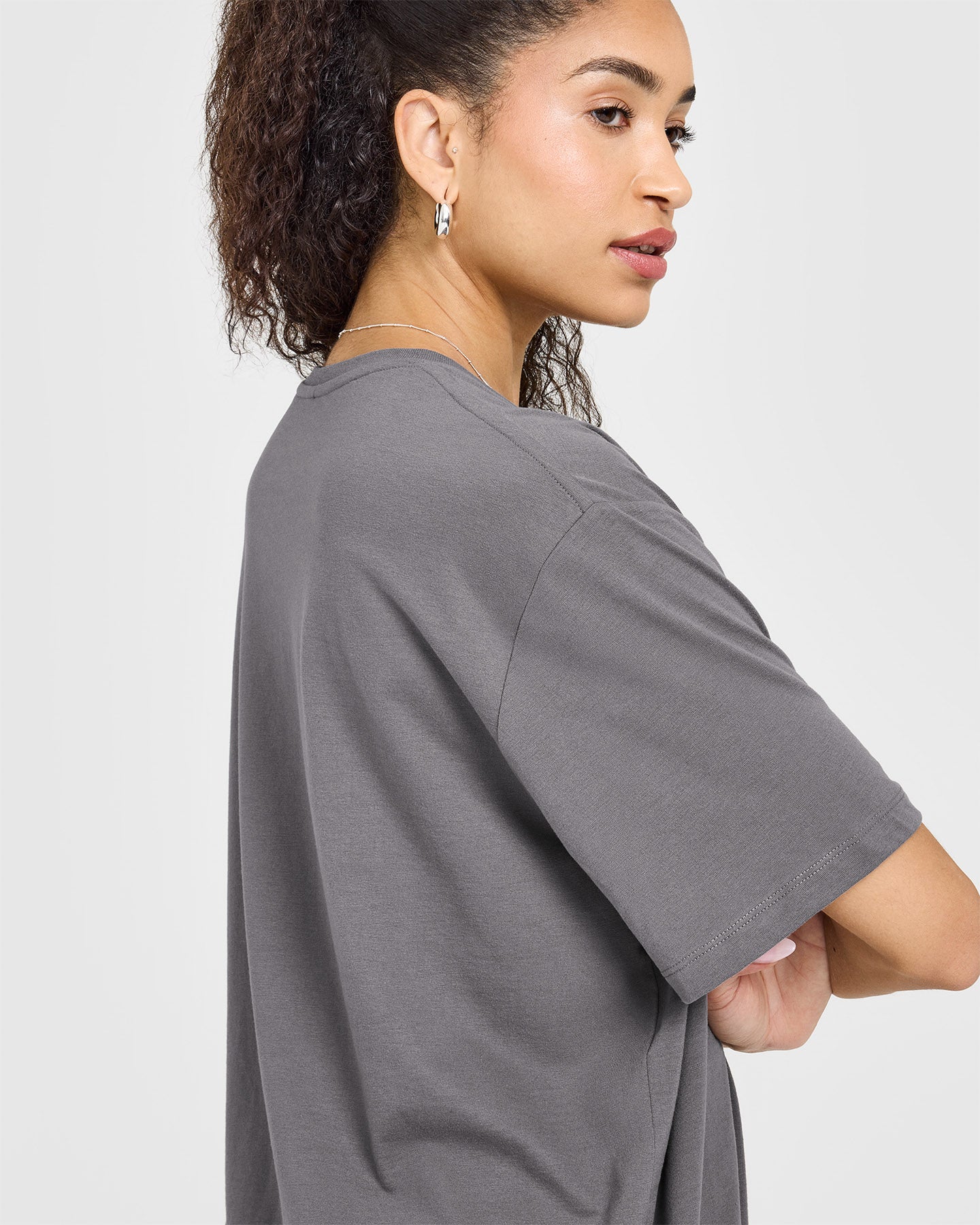 Classic Oversized Lightweight T-Shirt | Ash Grey - Image 5