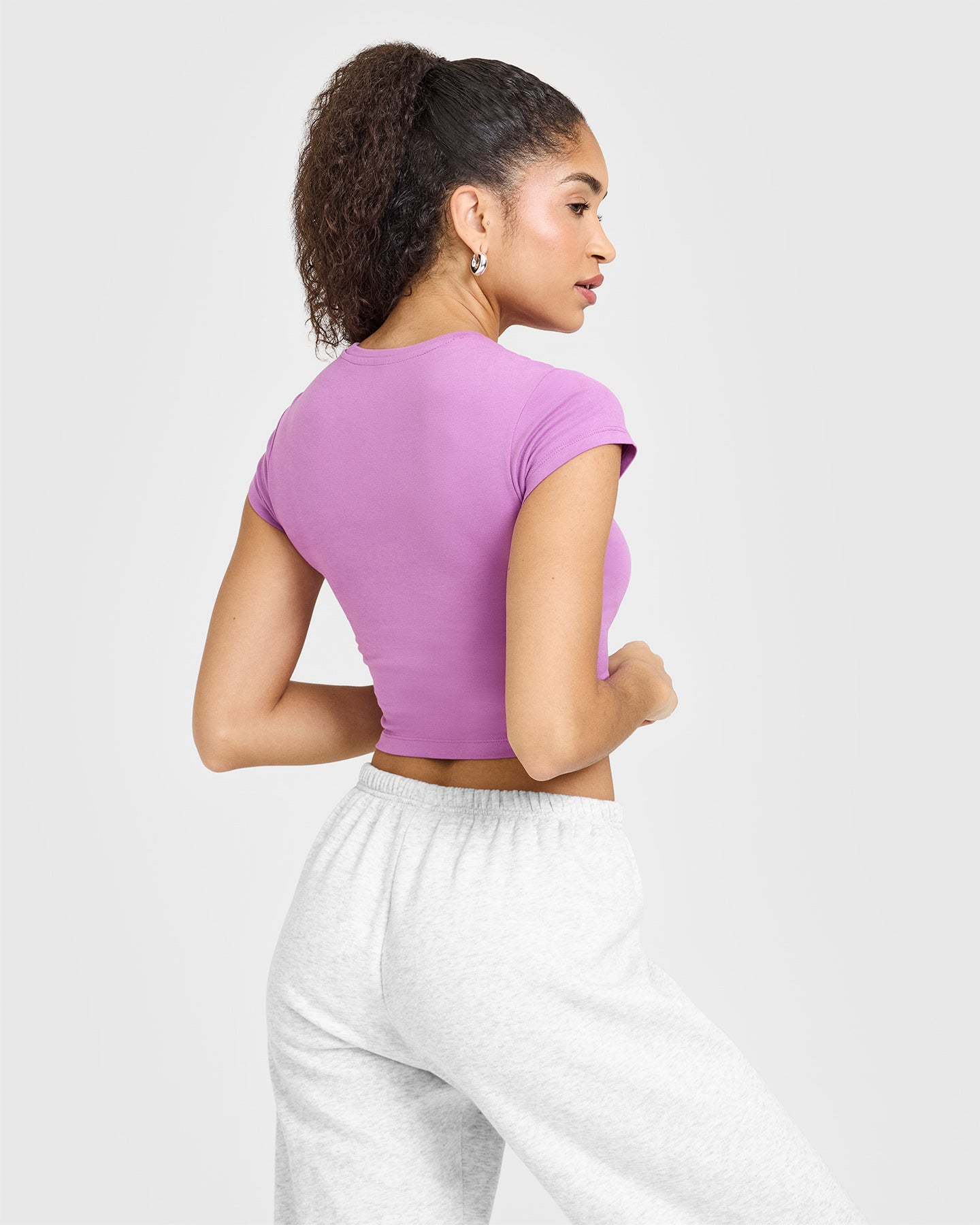 Alternative view of Cotton Icon Baby T-Shirt | Orchid Purple