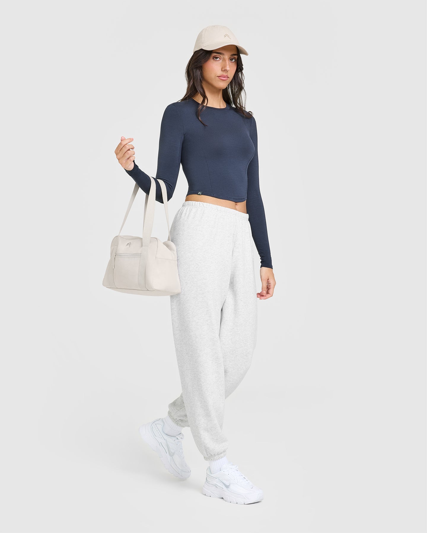 Mellow Soft Mid Long Sleeve Top | True Blue - Image 3
