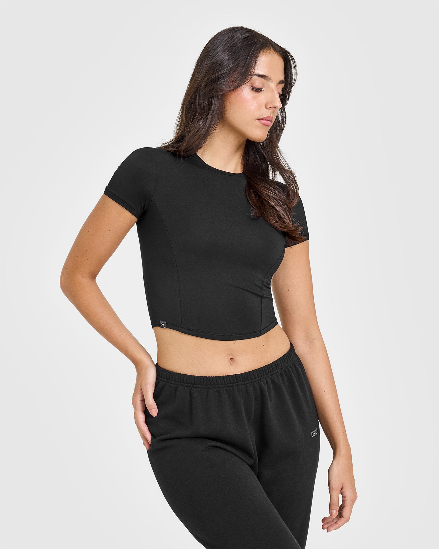 Mellow Soft Mid Short Sleeve T-Shirt | Soft Black - Image 3