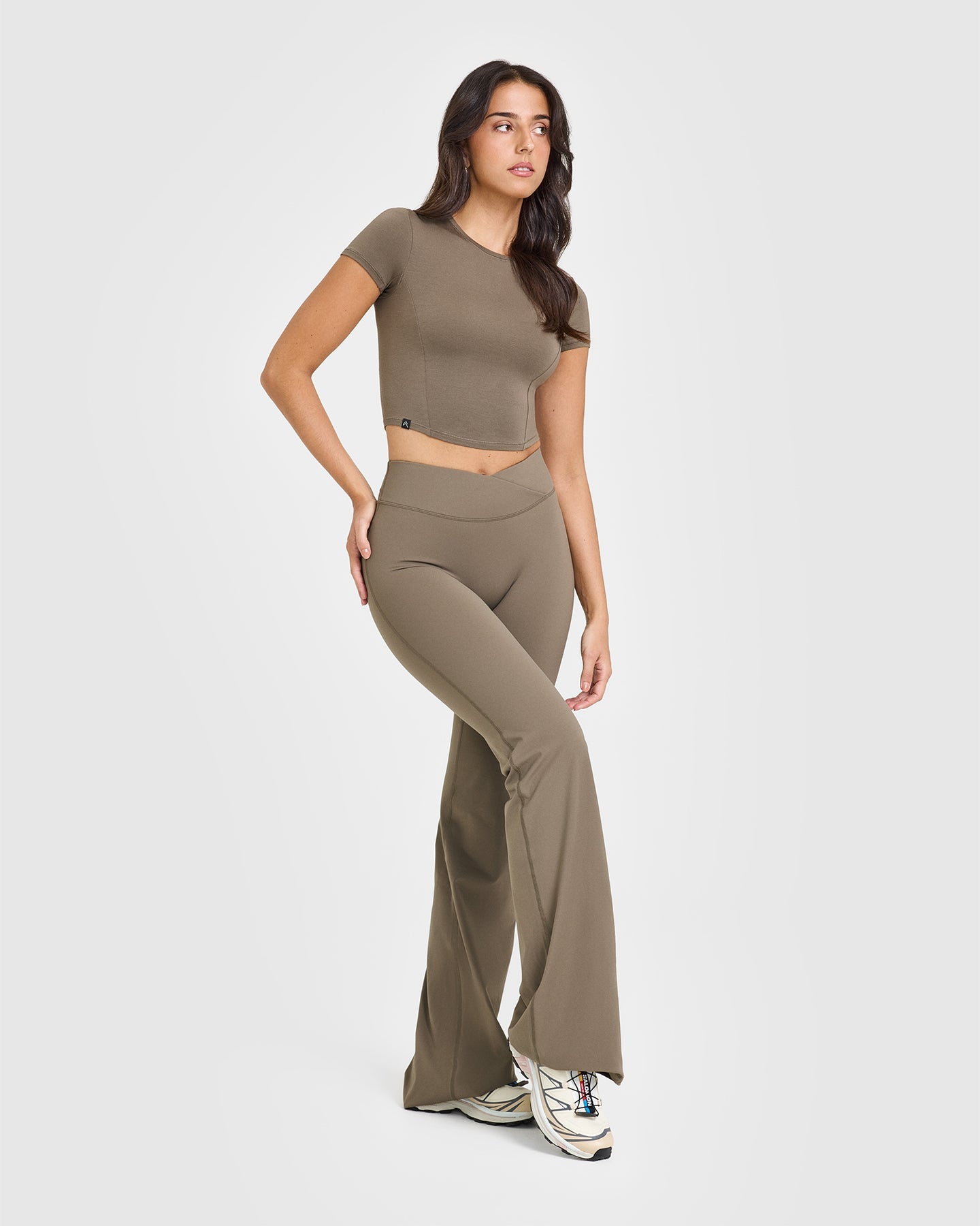 Alternative view of Mellow Soft Mid Short Sleeve T-Shirt | Moss Brown