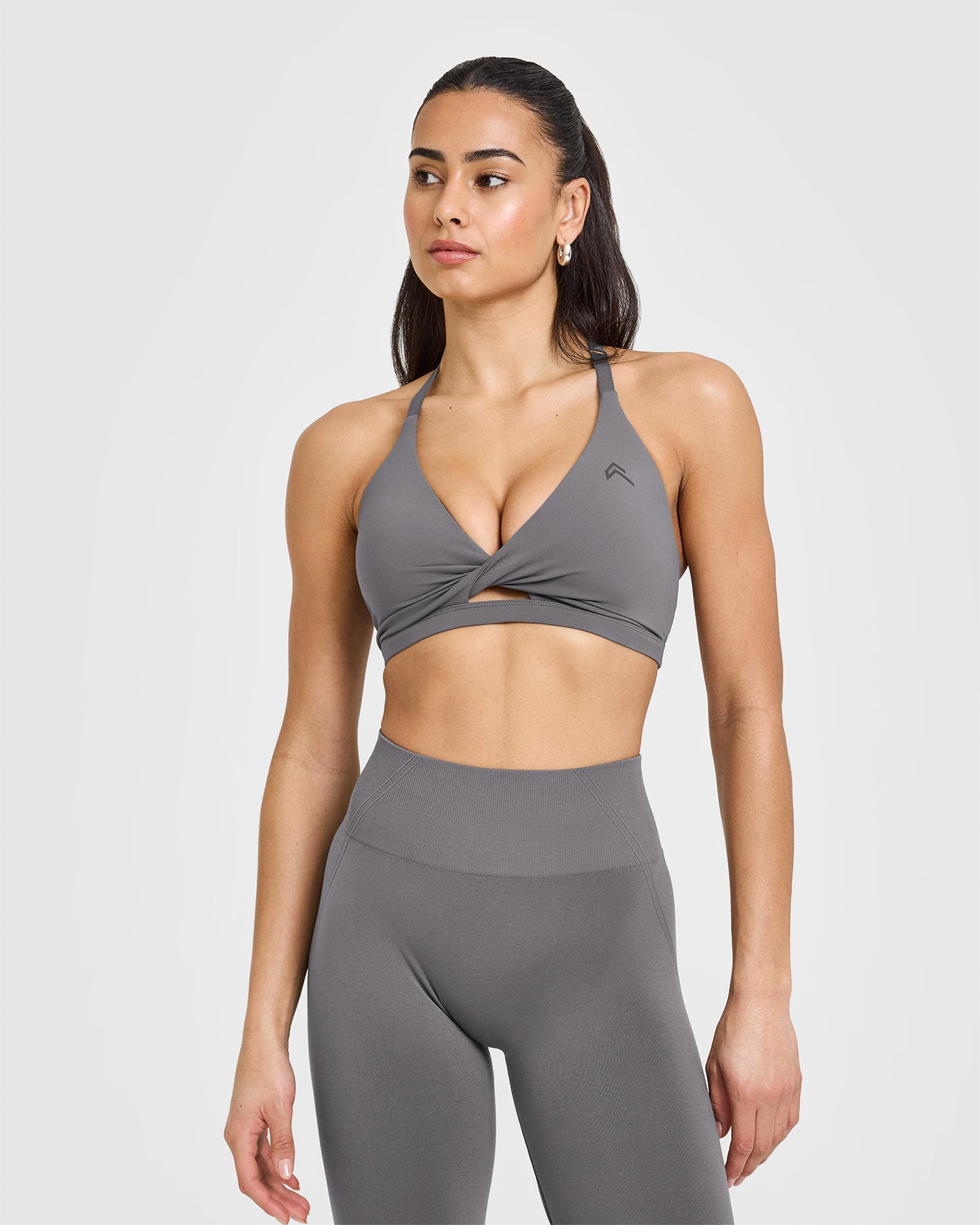 UnifiedMove Twist Sports Bra | Ash Grey