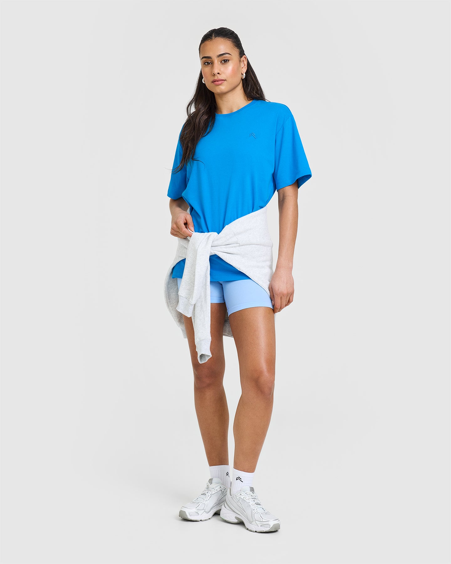 Alternative view of Classic Oversized Lightweight T-Shirt | Tropical Blue