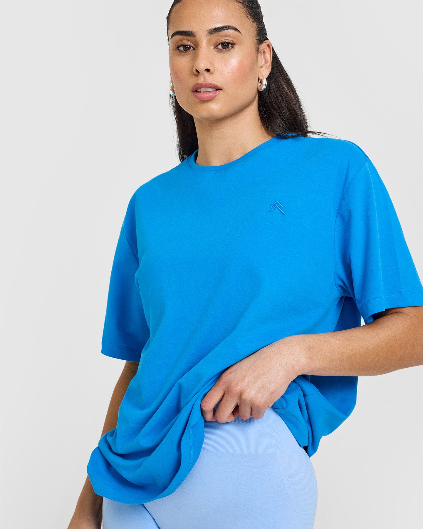 Classic Oversized Lightweight T-Shirt | Tropical Blue - Image 3