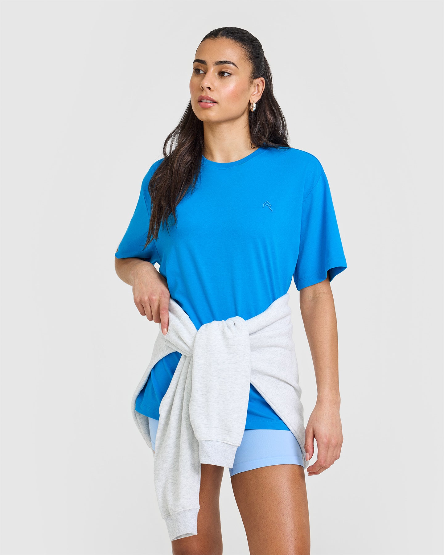 Classic Oversized Lightweight T-Shirt | Tropical Blue - Image 5