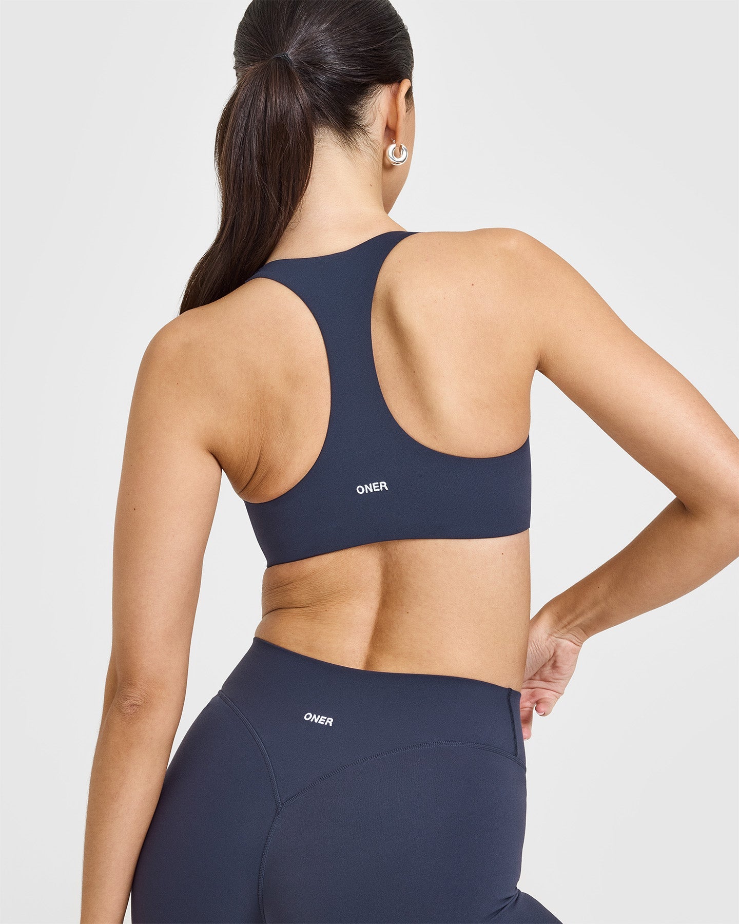 SoftMotion Bralette with White Logo | True Blue - Image 5
