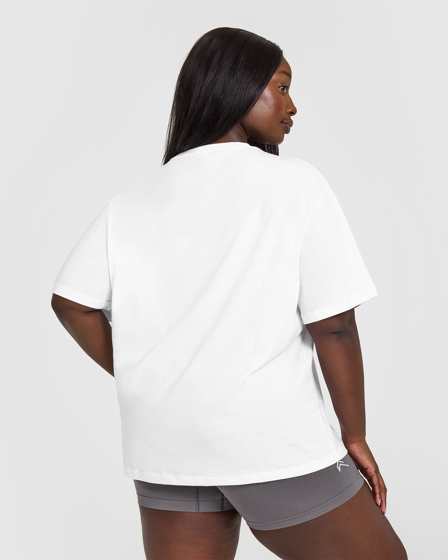 Alternative view of Classic Oversized Lightweight T-Shirt | White