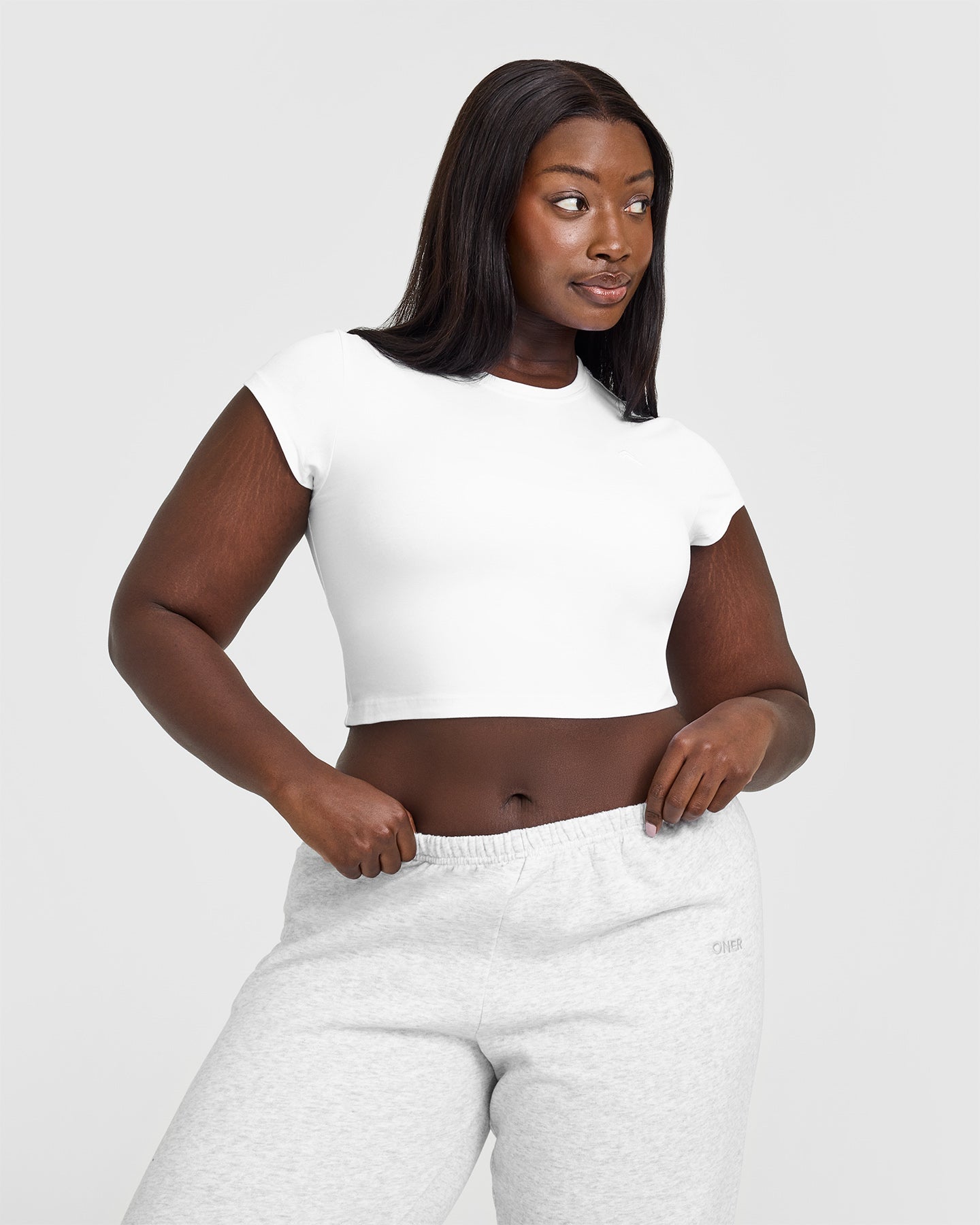 Alternative view of Cotton Icon Baby T-Shirt | White