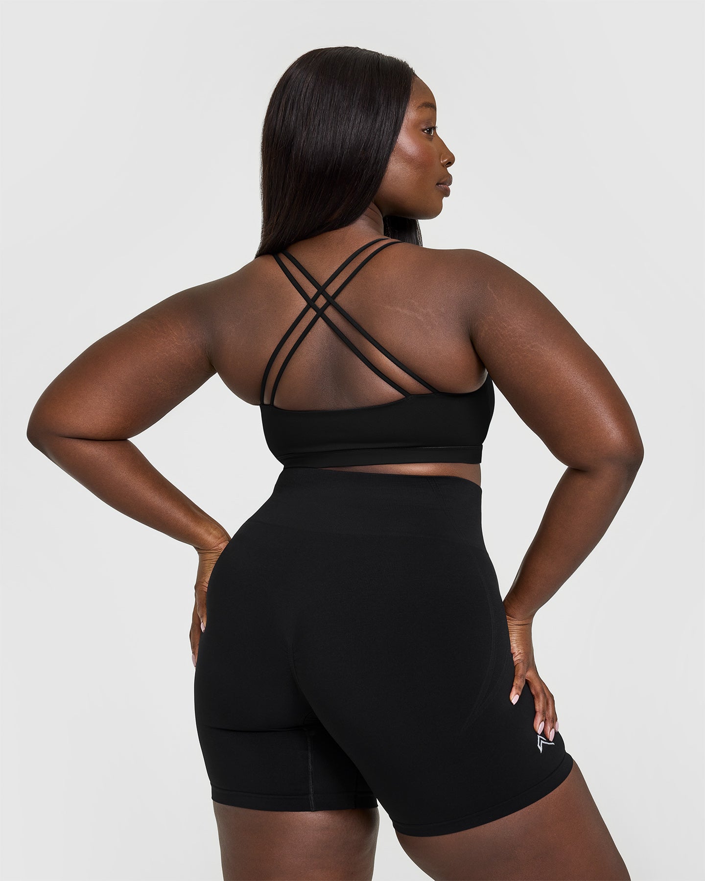 Alternative view of Everyday Cross Over Bralette | Black