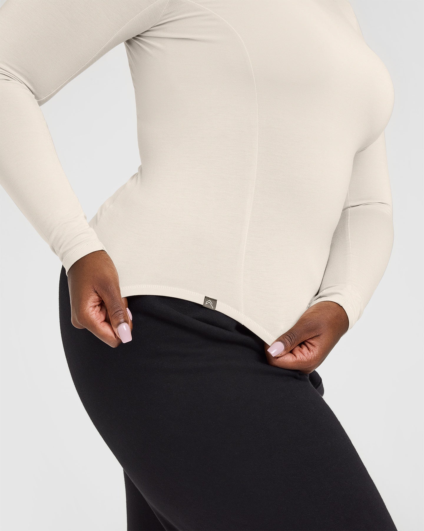Mellow Soft Long Sleeve Top | Sand - Image 4