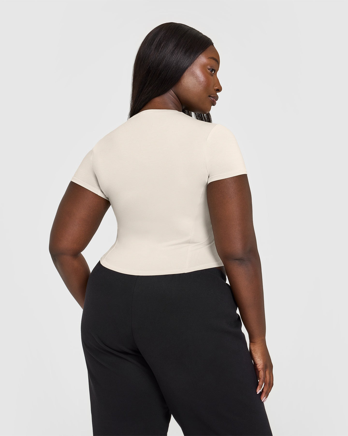 Mellow Soft Mid Short Sleeve T-Shirt | Sand - Image 2