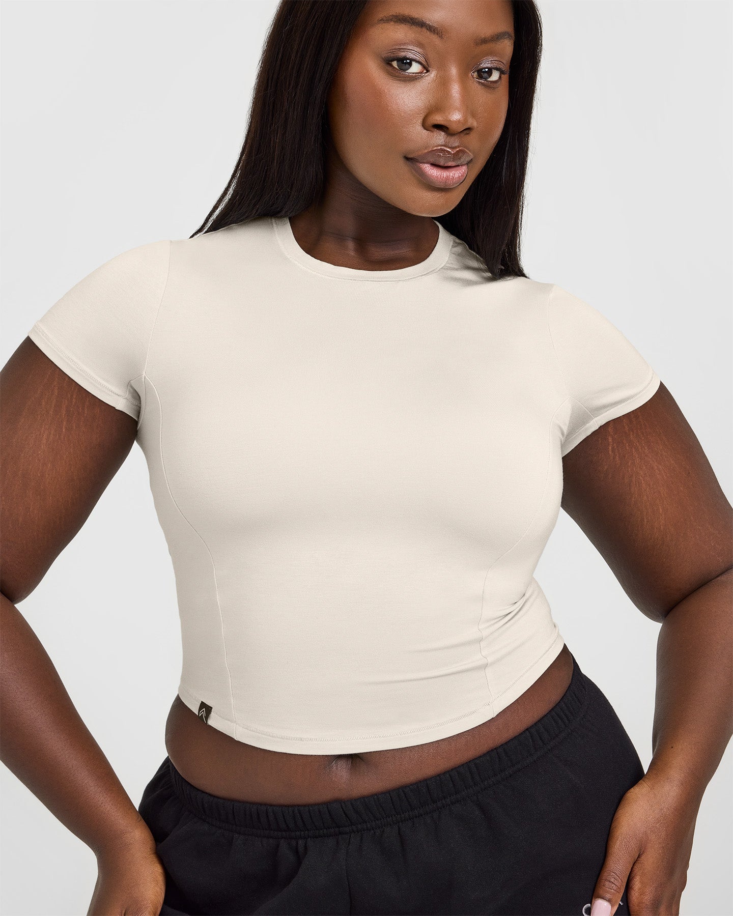 Mellow Soft Mid Short Sleeve T-Shirt | Sand - Image 5