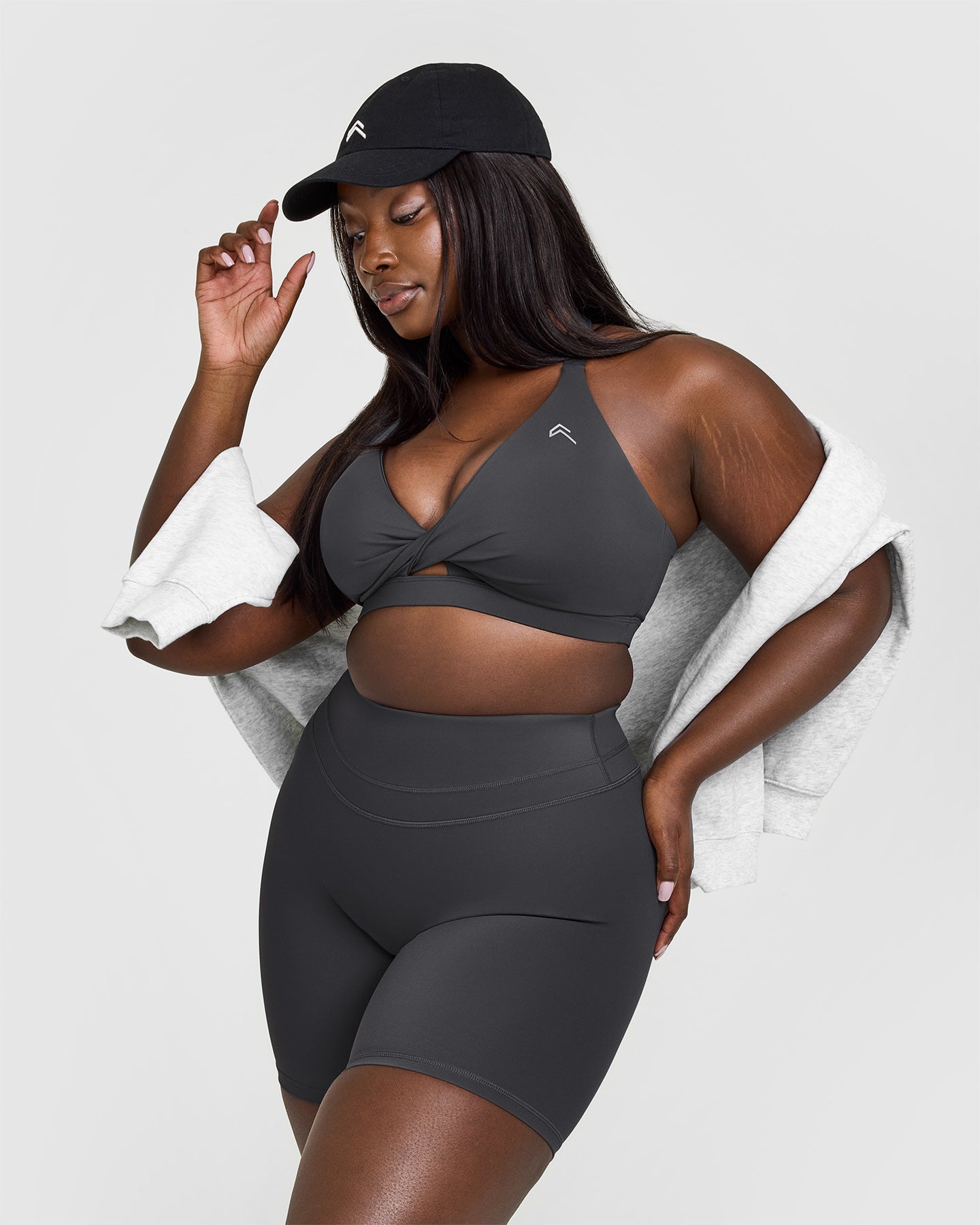 UnifiedMove Twist Sports Bra | Coal - Image 3