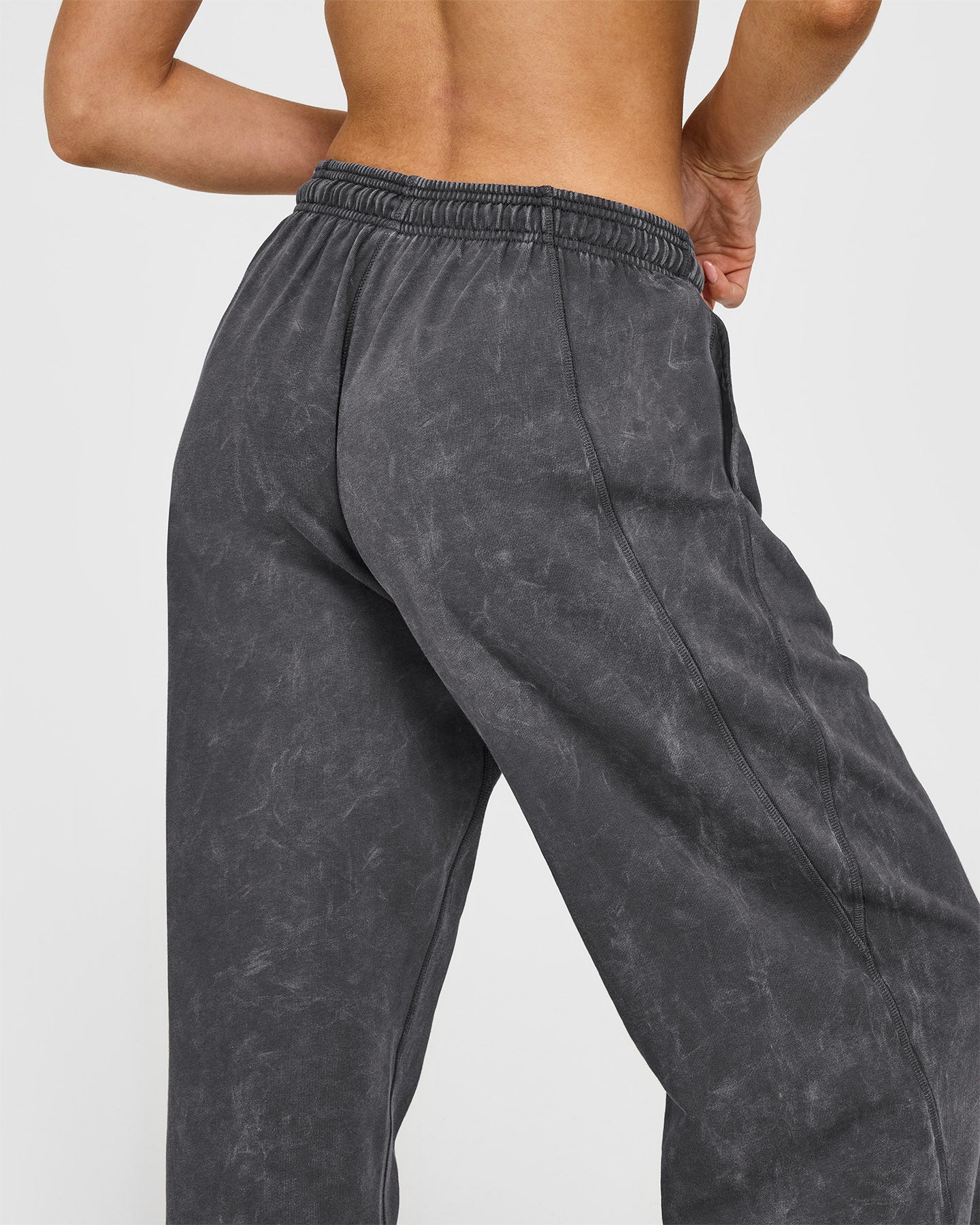 Raw Lounge Wide Leg Joggers | Coal - Image 5