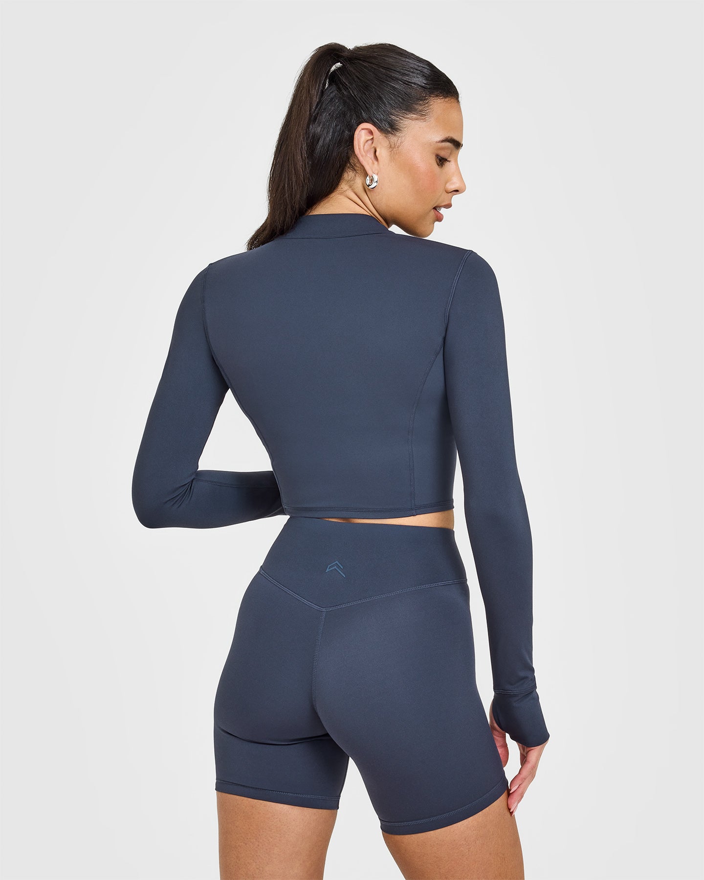 Timeless Crop Jacket | True Blue - Image 4