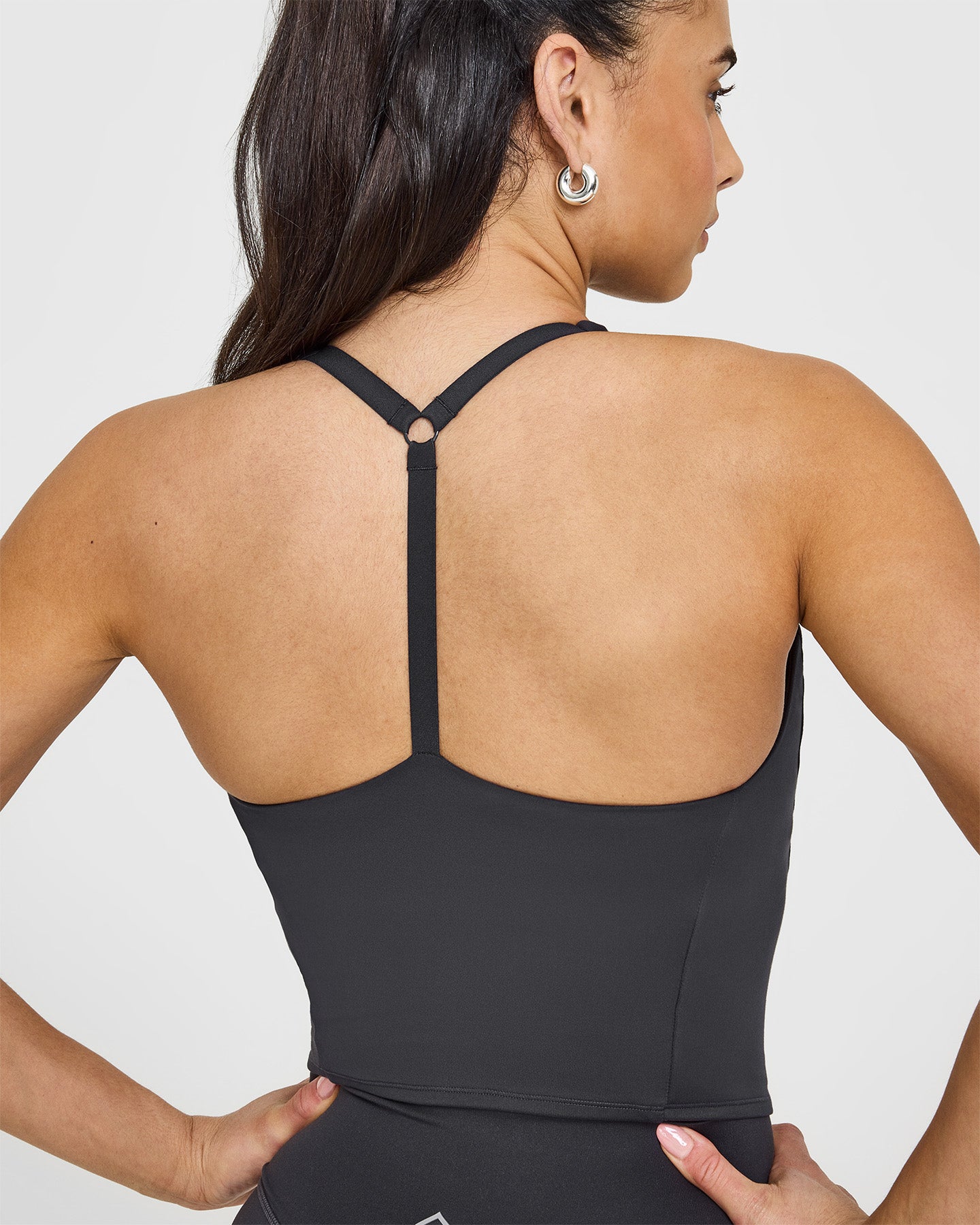 Timeless Square Neck Mid Vest | Coal - Image 4