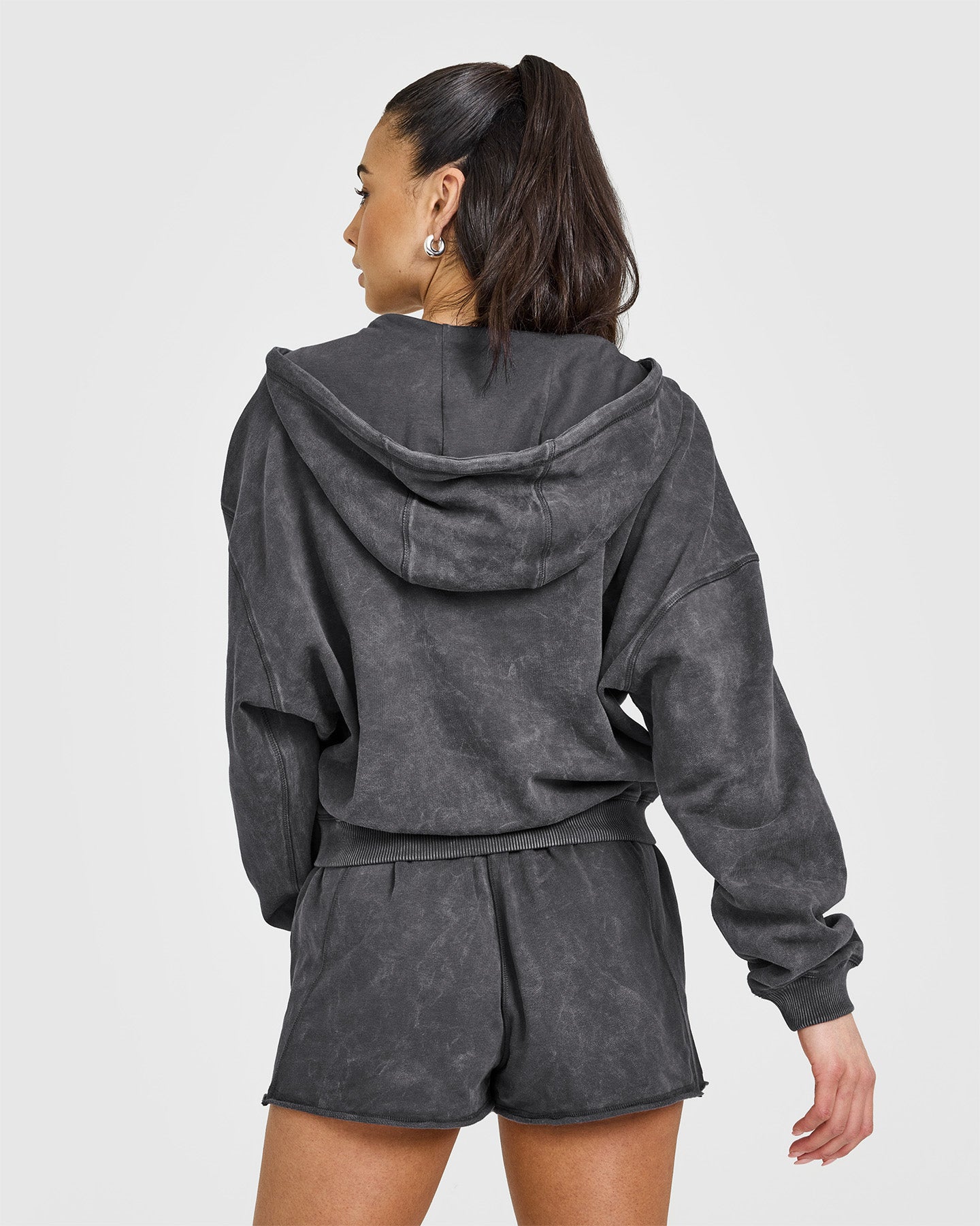 Raw Lounge Oversized Zip Hoodie | Coal - Image 4
