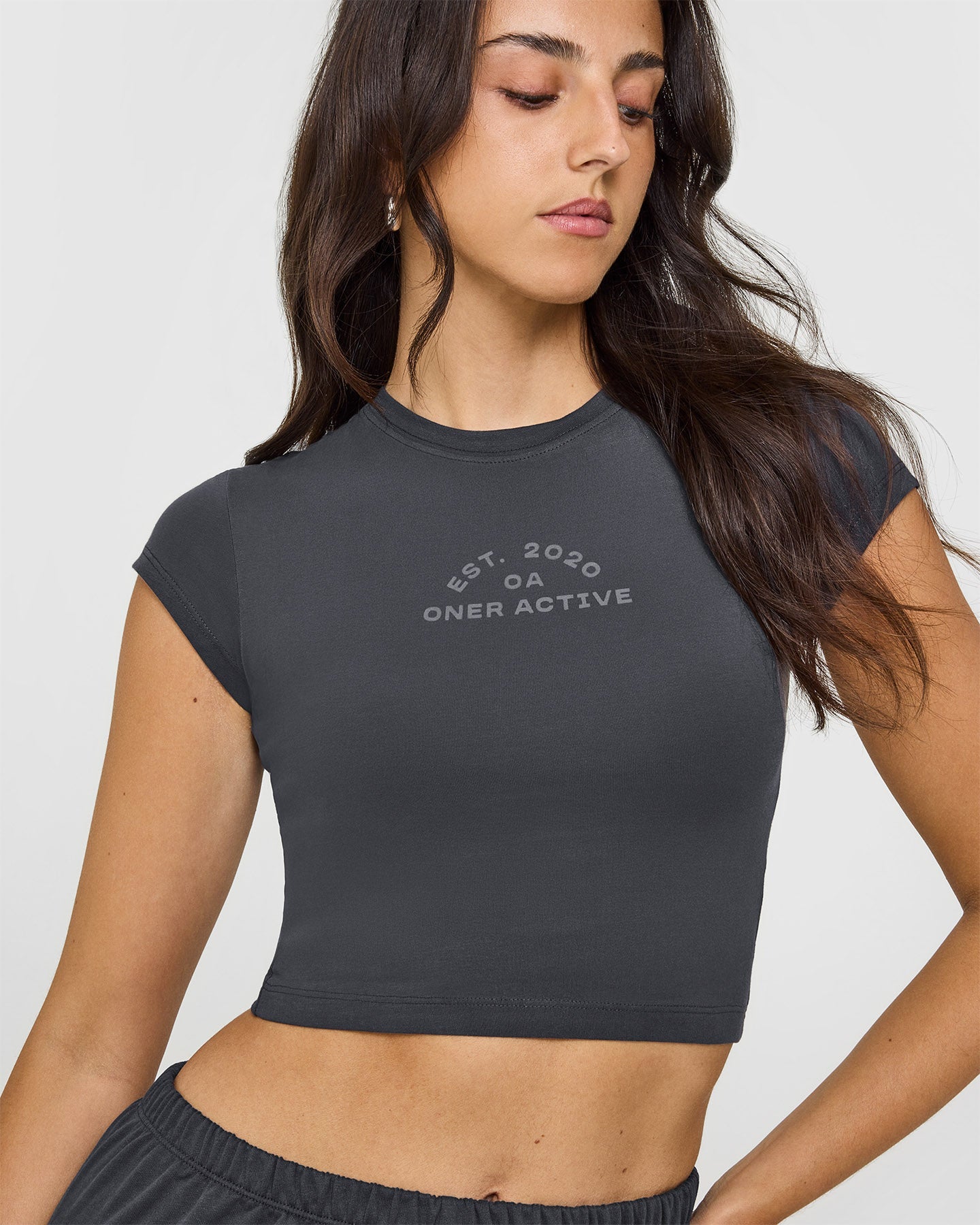 Cotton Baby T-Shirt with Graphic | Coal - Image 5