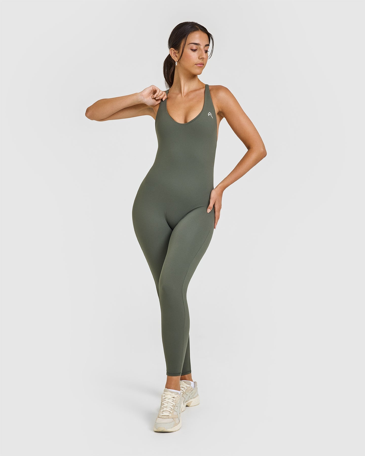 UnifiedMove Scoop Back All In One Long | Dark Khaki