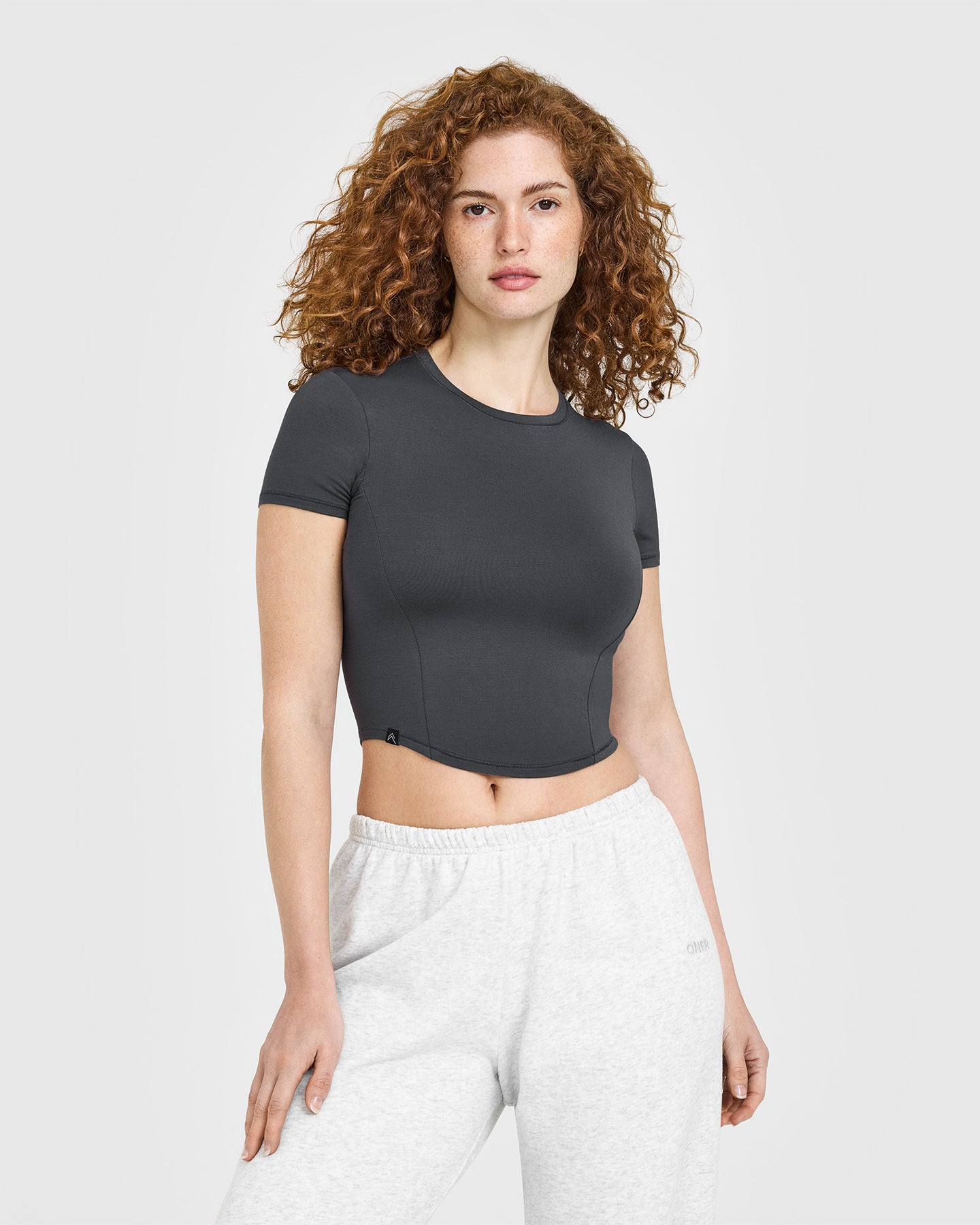 Mellow Soft Mid Short Sleeve T-Shirt | Coal