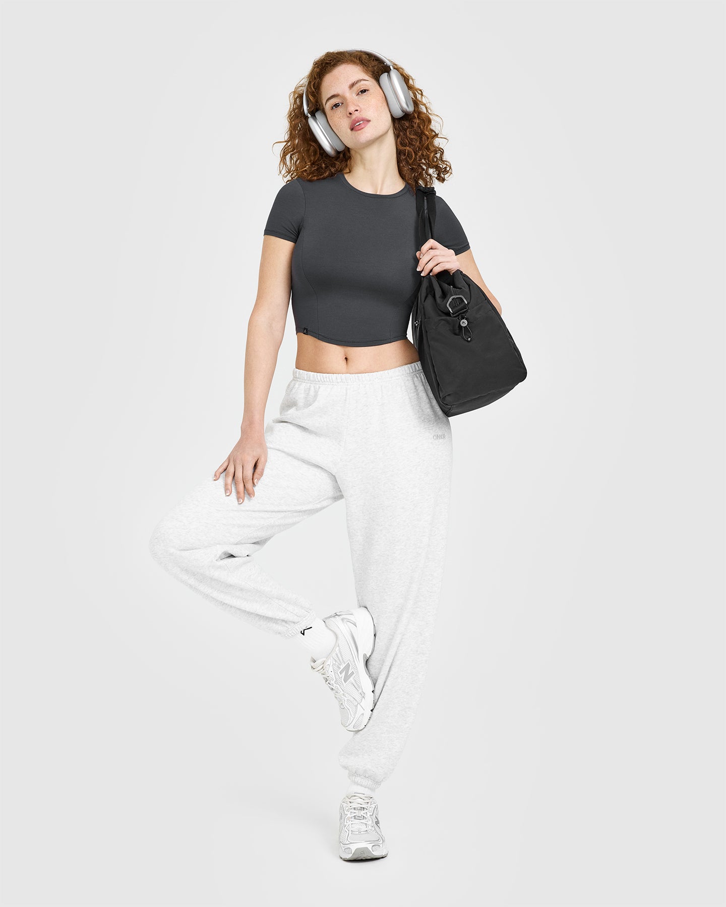 Alternative view of Mellow Soft Mid Short Sleeve T-Shirt | Coal