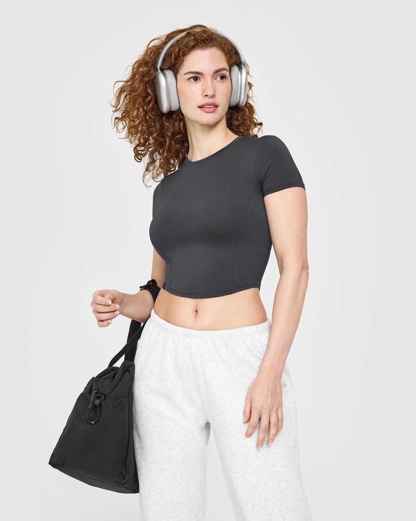 Mellow Soft Mid Short Sleeve T-Shirt | Coal - Image 6