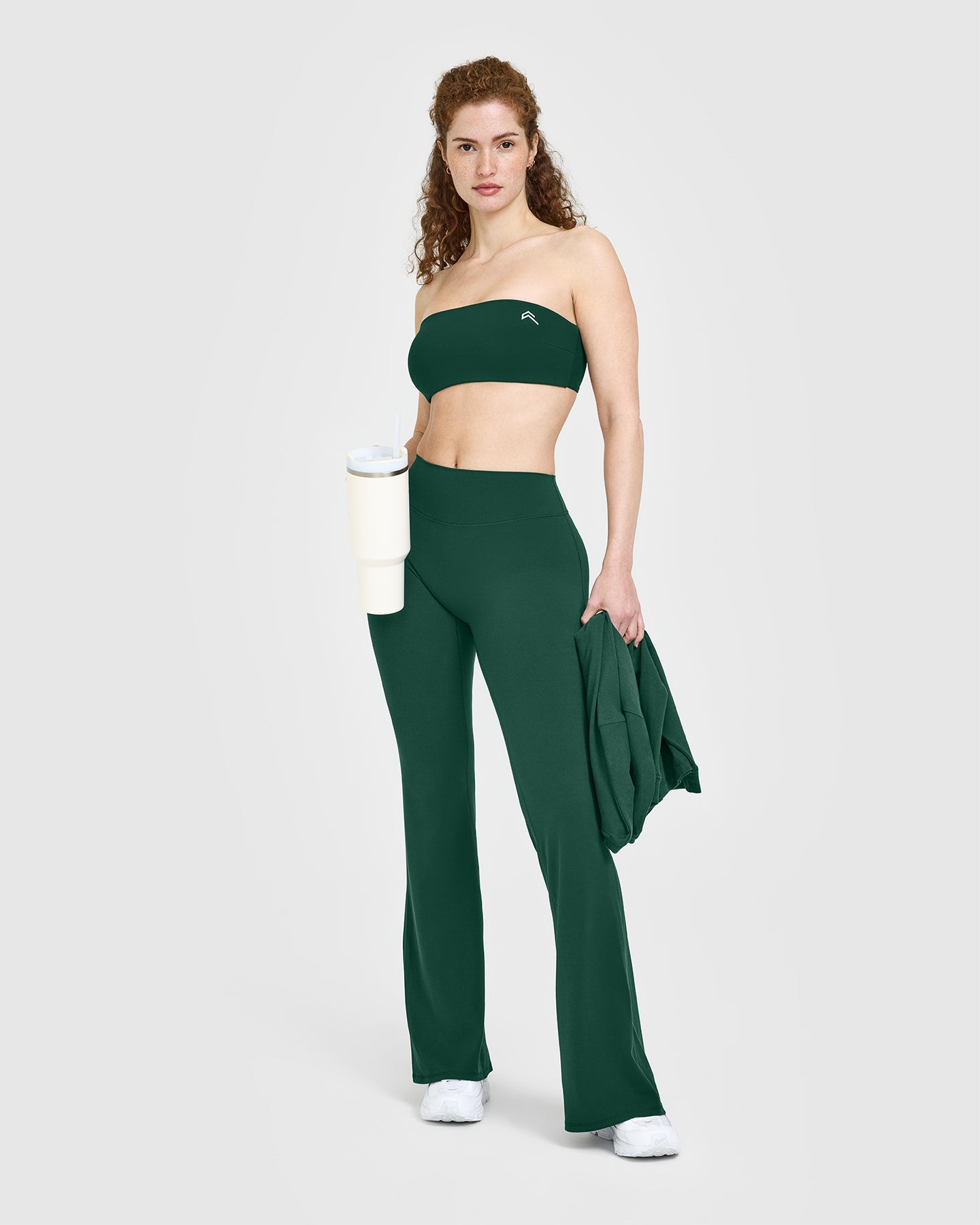Alternative view of UnifiedMove Micro Bandeau Bralette | Racing Green