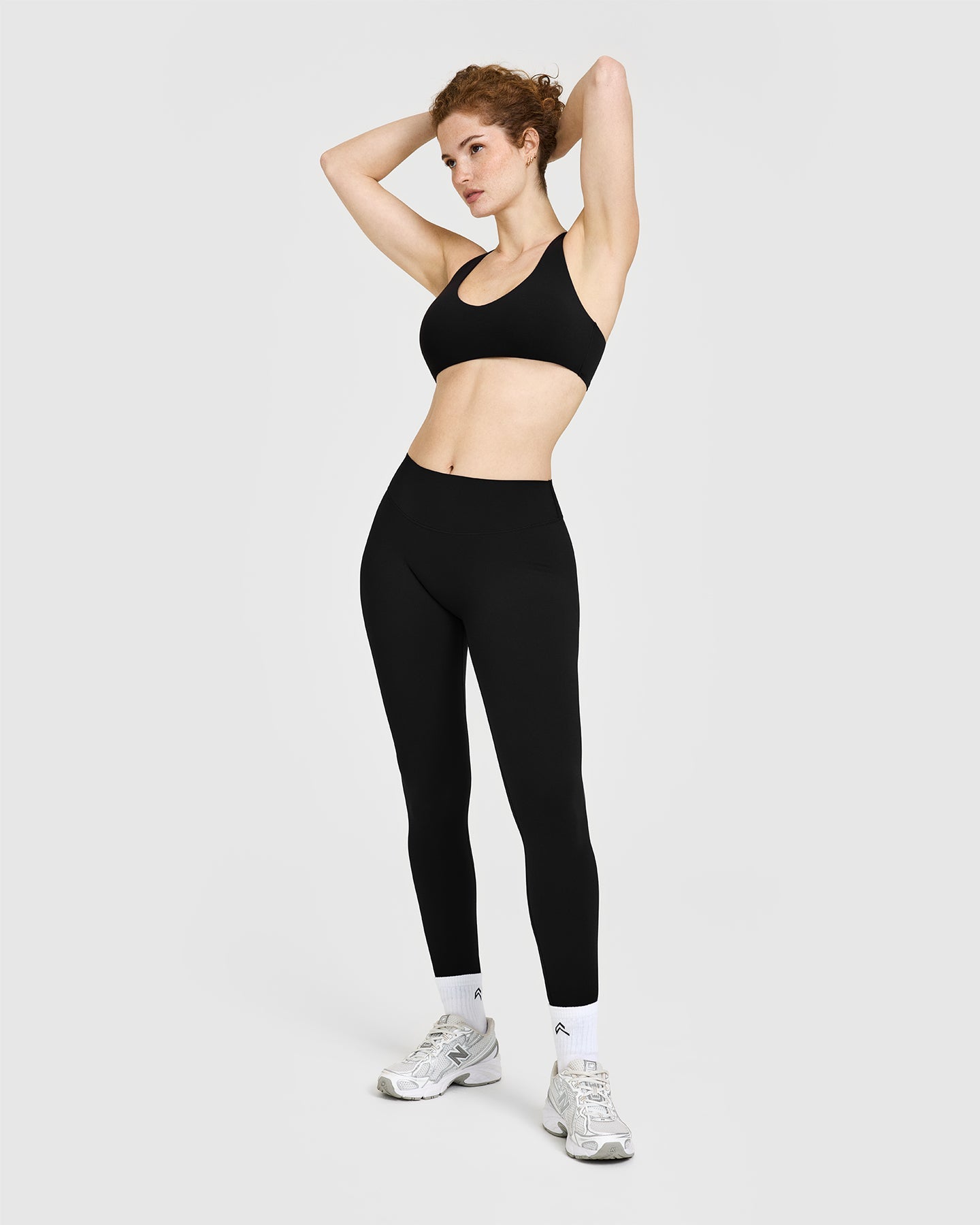 SoftMotion Bralette with White Logo | Black - Image 3