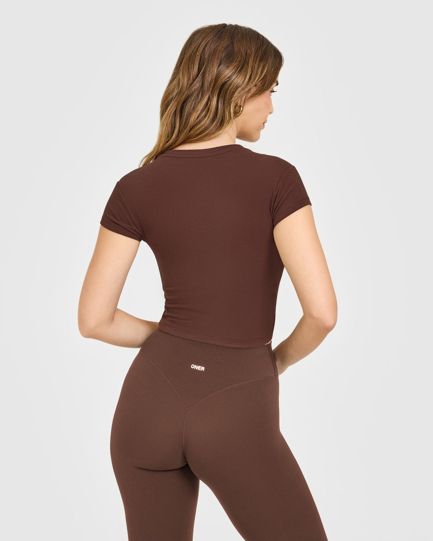 Alternative view of Cotton Baby T-Shirt | Copper Brown