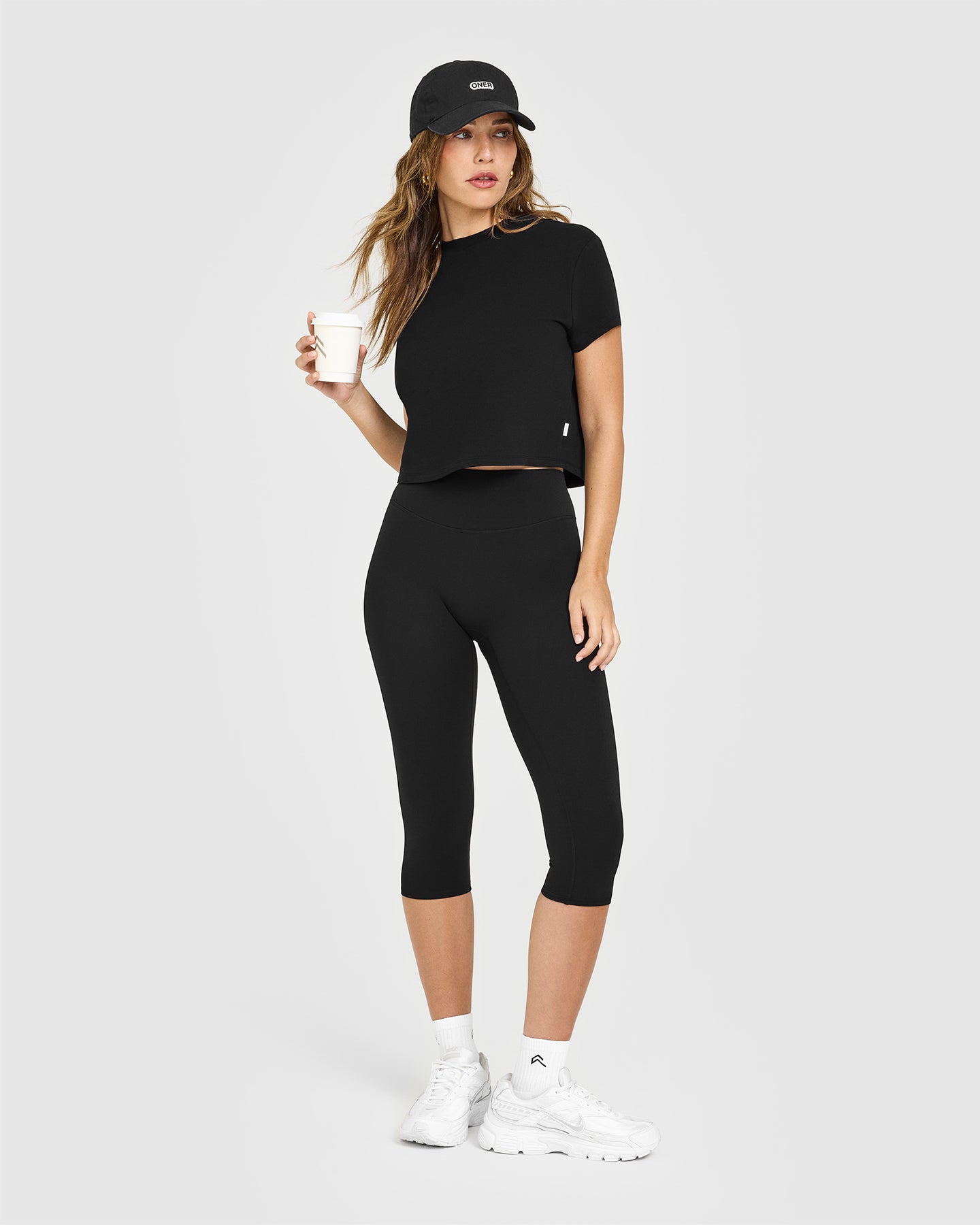 Cotton Relaxed T-Shirt | Black - Image 3