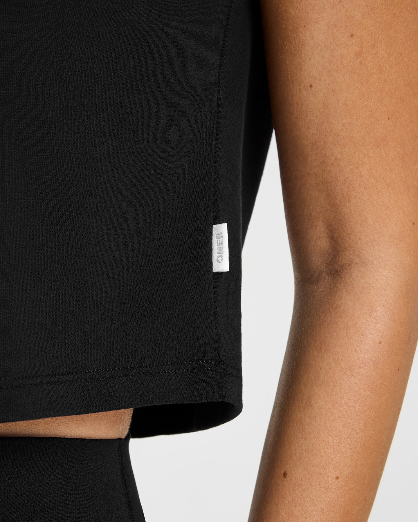Cotton Relaxed T-Shirt | Black - Image 6